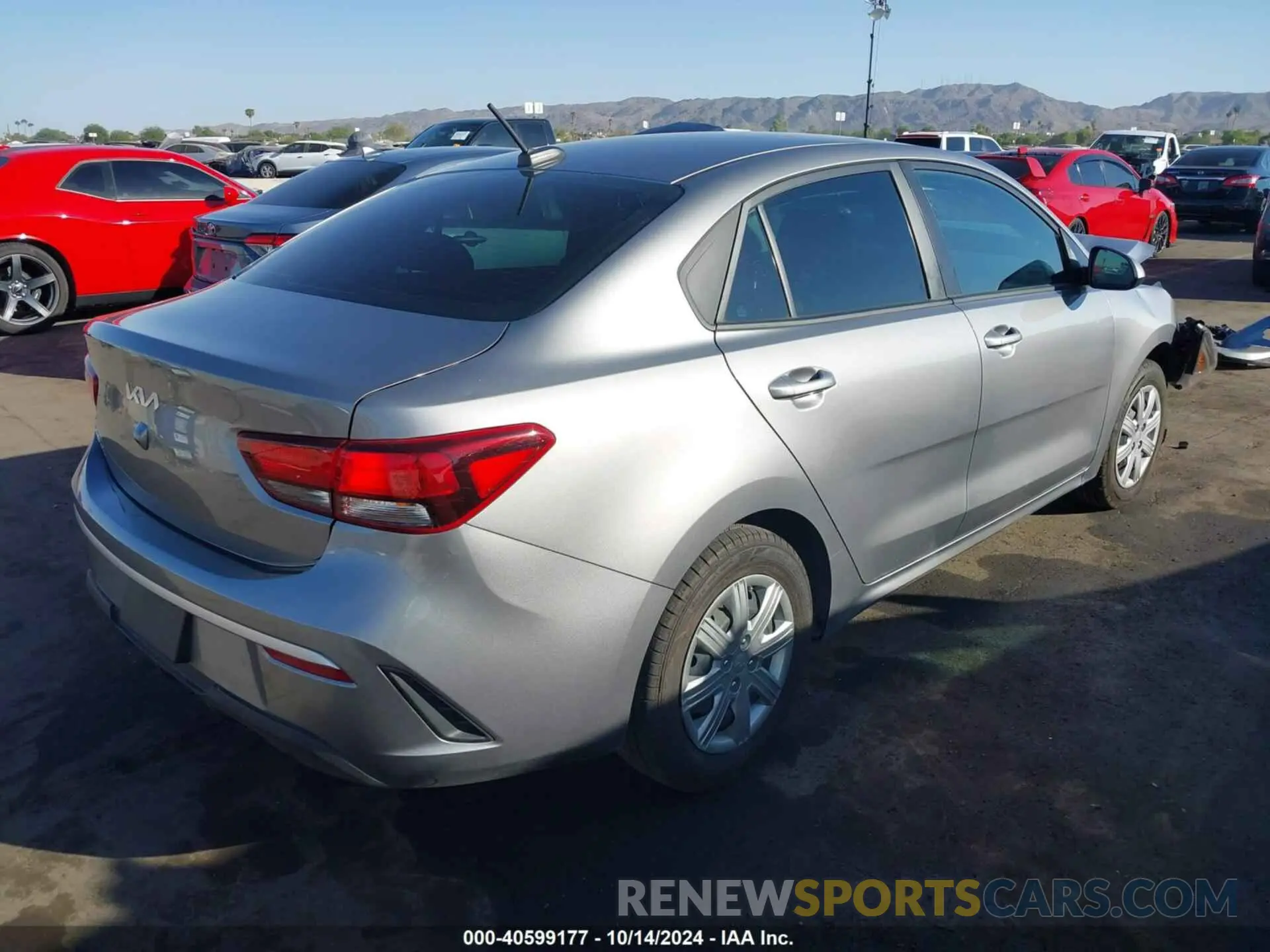 4 Photograph of a damaged car 3KPA24AD1PE526534 KIA RIO 2023