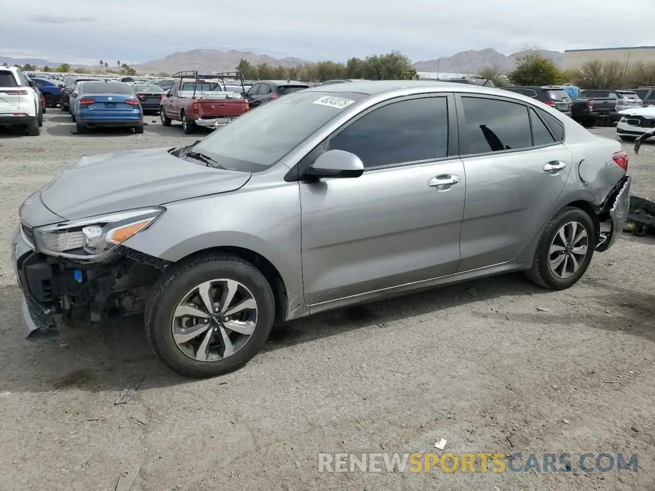 1 Photograph of a damaged car 3KPA24AD1PE552714 KIA RIO 2023