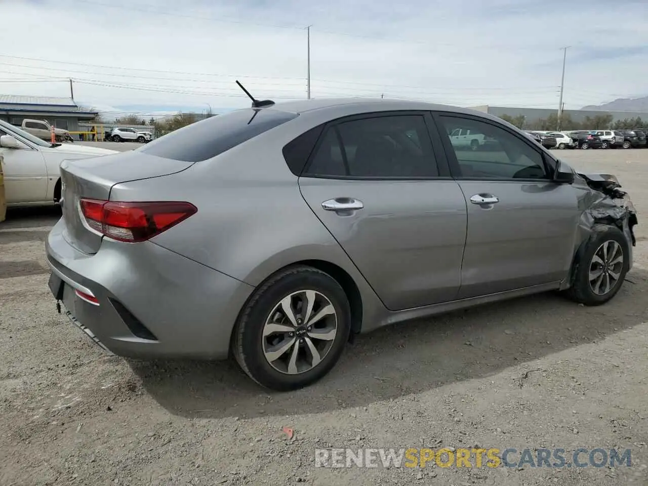 3 Photograph of a damaged car 3KPA24AD1PE552714 KIA RIO 2023