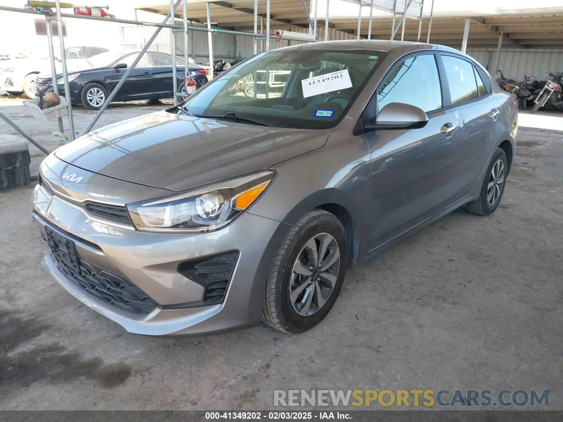 2 Photograph of a damaged car 3KPA24AD1PE579816 KIA RIO 2023