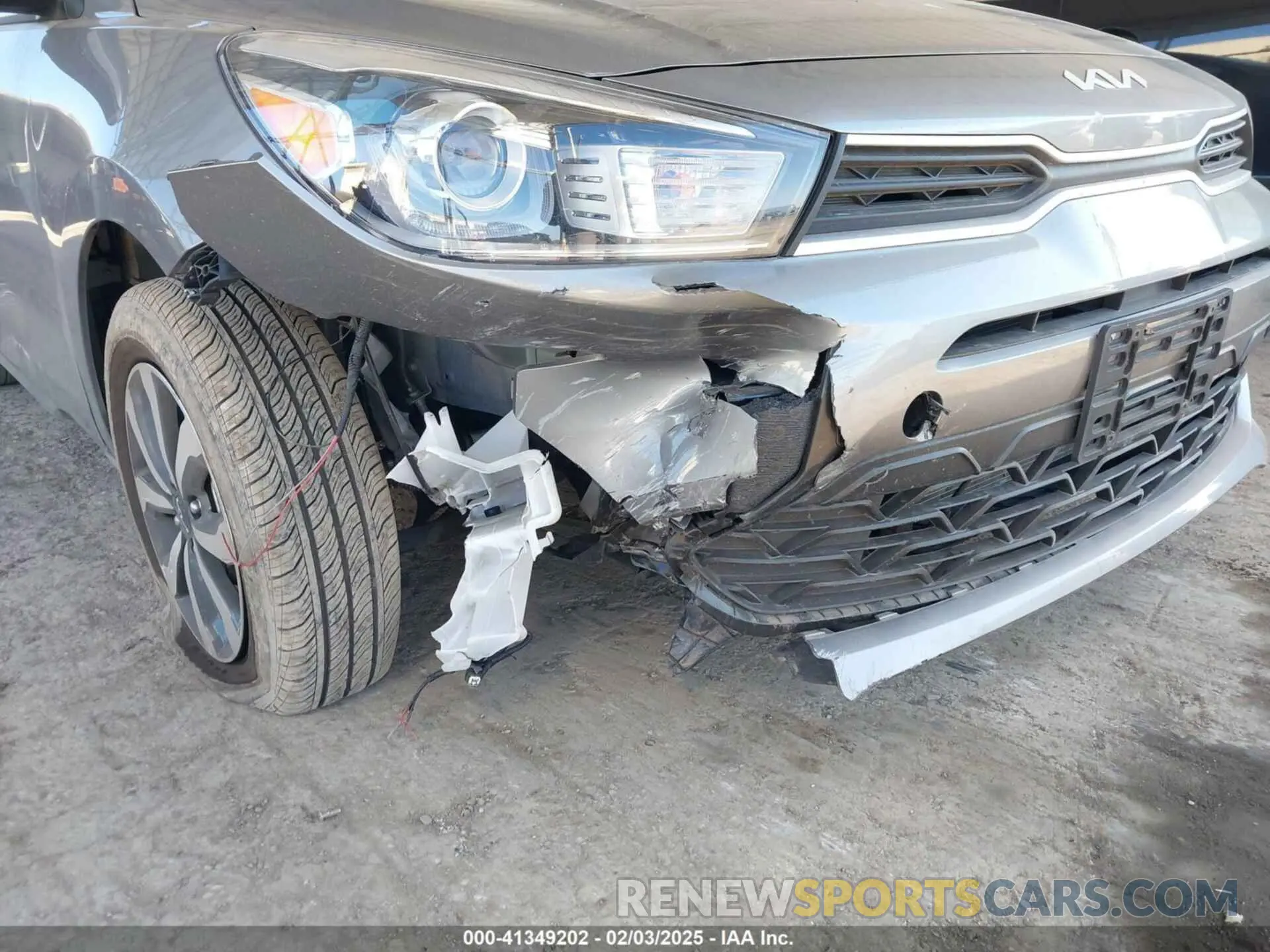 6 Photograph of a damaged car 3KPA24AD1PE579816 KIA RIO 2023