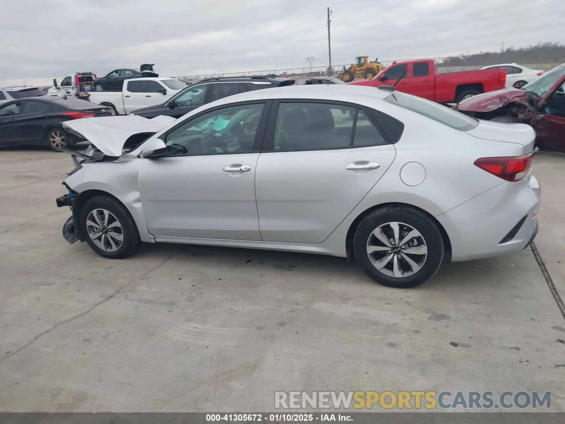 14 Photograph of a damaged car 3KPA24AD1PE584224 KIA RIO 2023