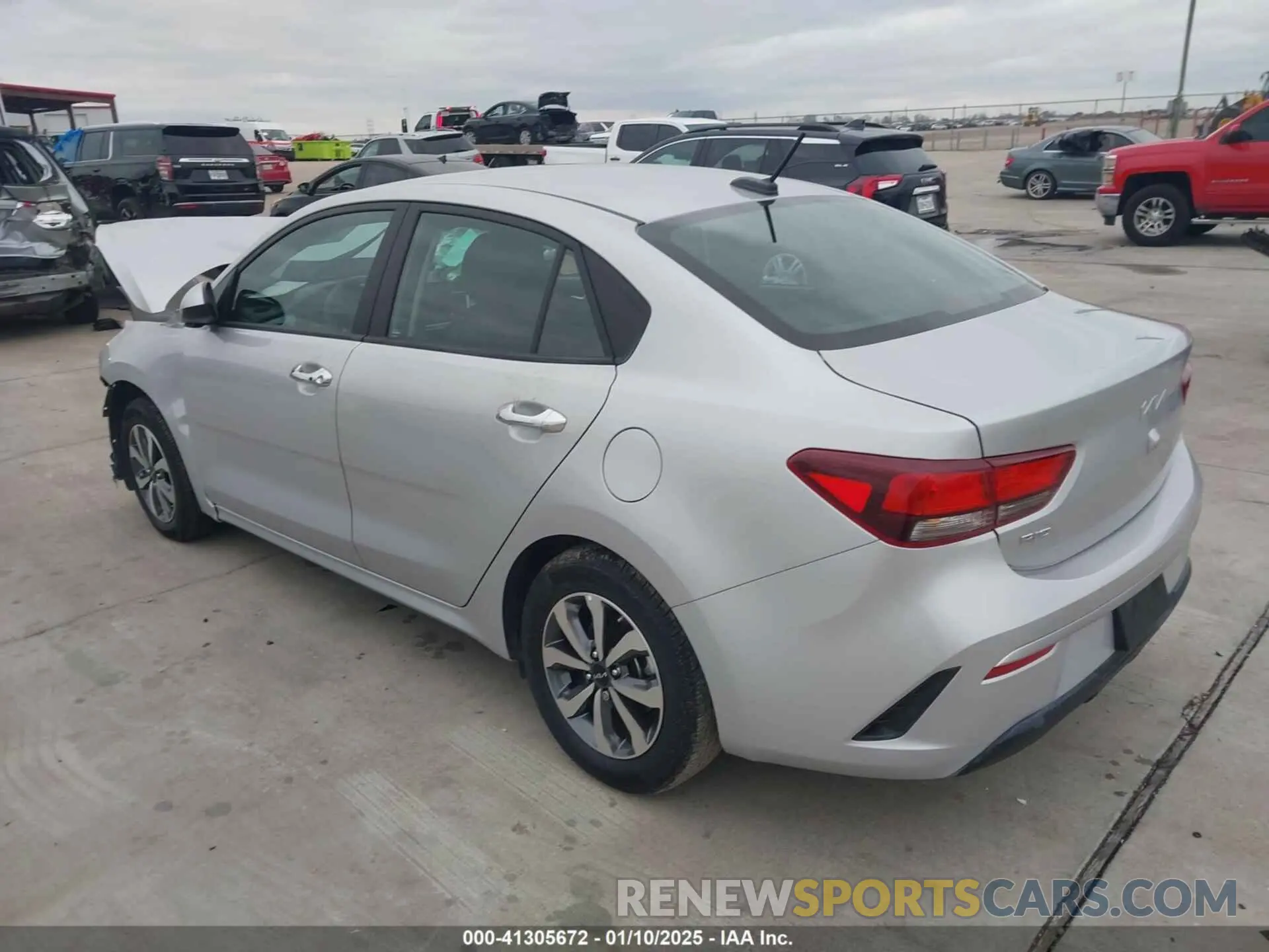 3 Photograph of a damaged car 3KPA24AD1PE584224 KIA RIO 2023