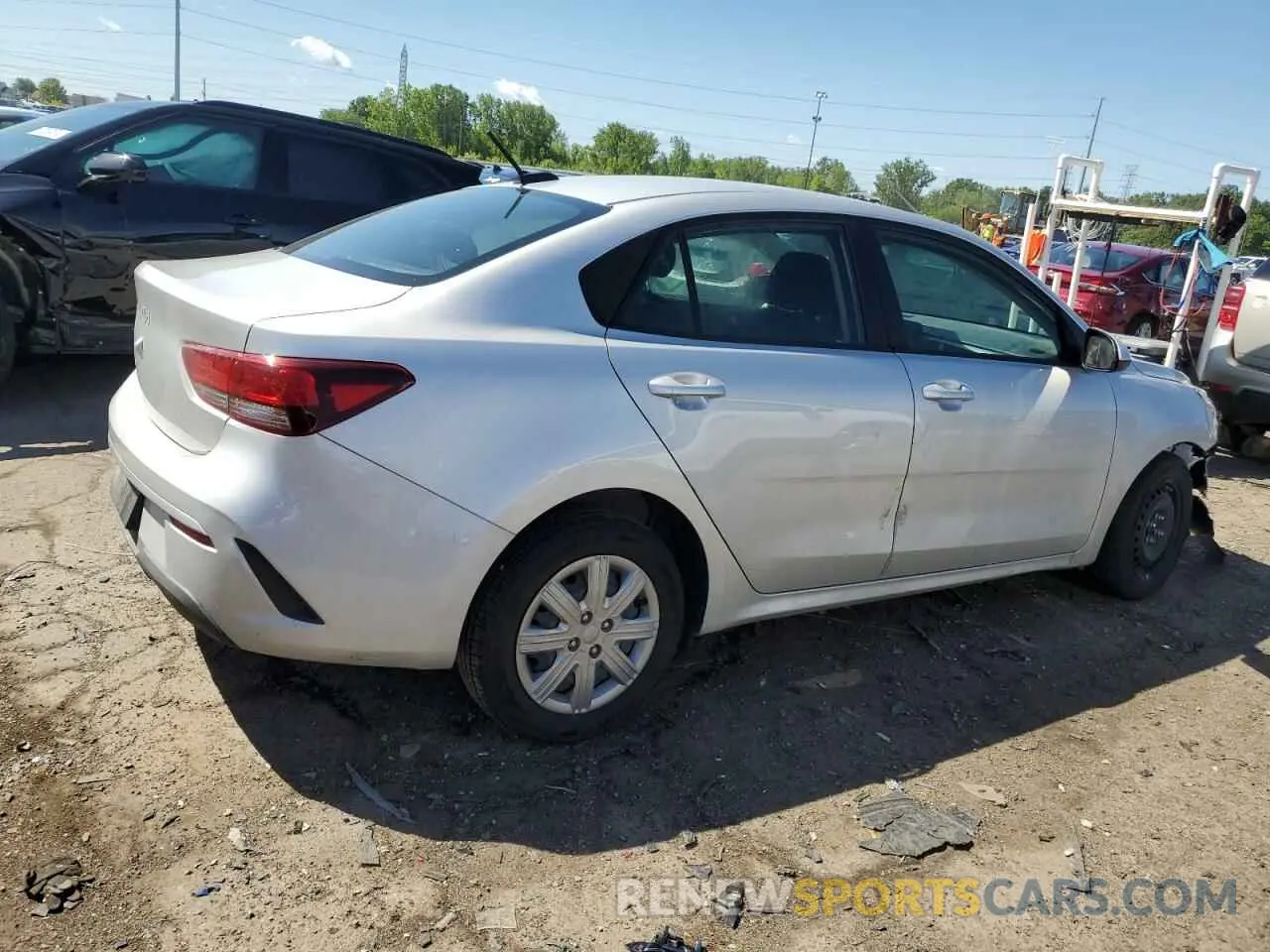 3 Photograph of a damaged car 3KPA24AD1PE586961 KIA RIO 2023