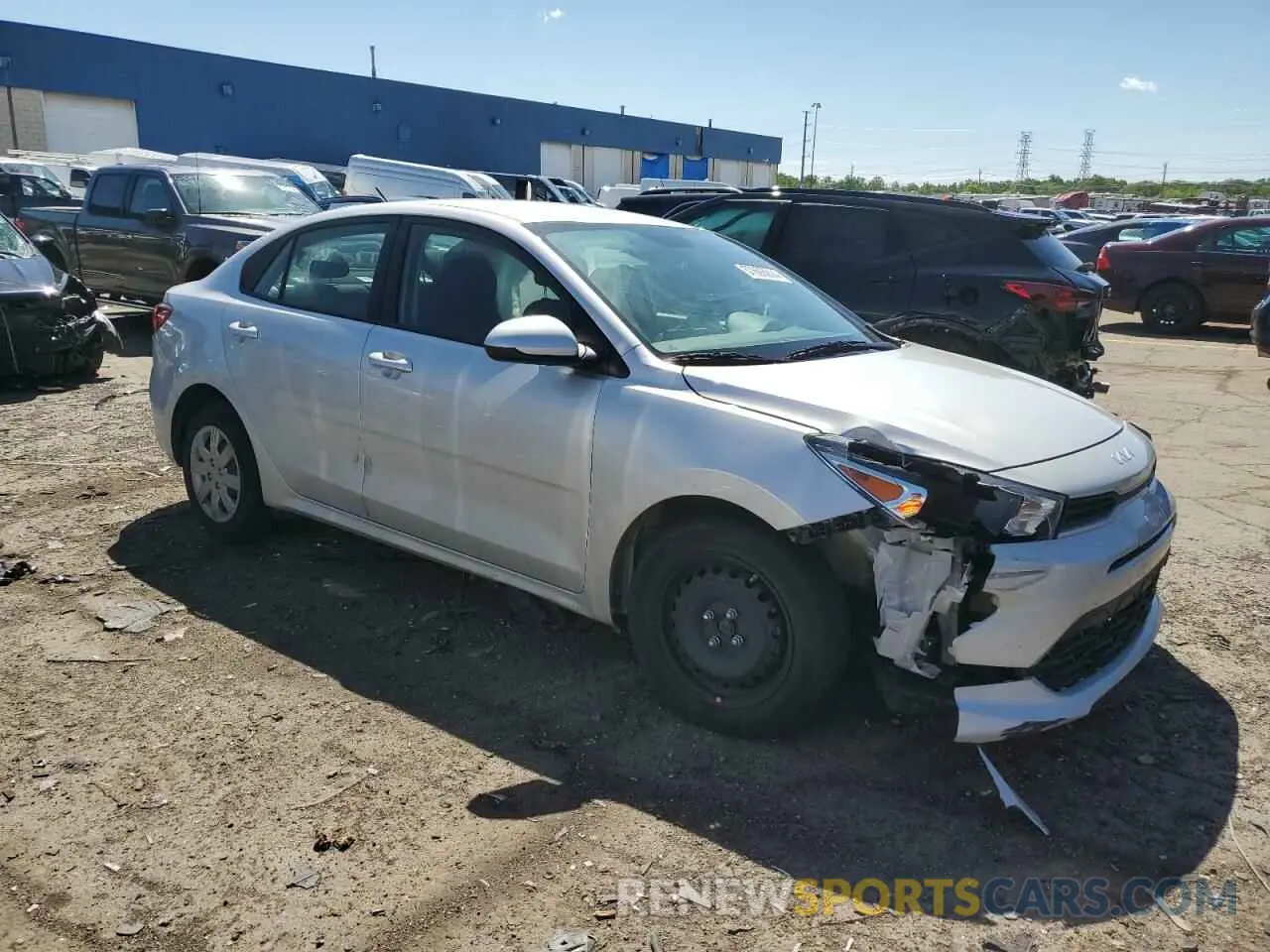 4 Photograph of a damaged car 3KPA24AD1PE586961 KIA RIO 2023
