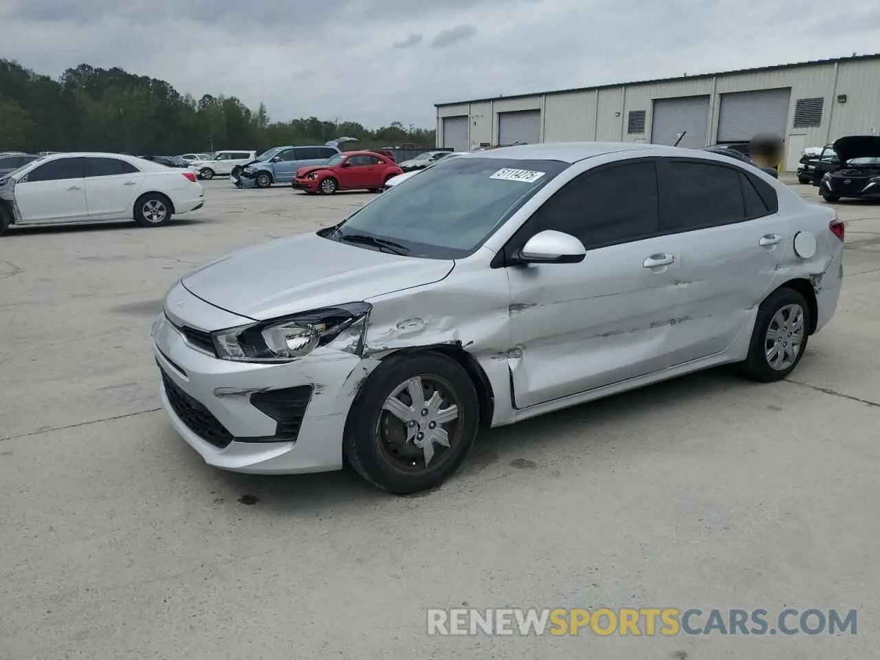 1 Photograph of a damaged car 3KPA24AD1PE604049 KIA RIO 2023