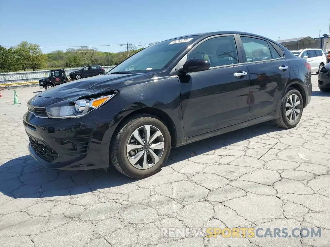 1 Photograph of a damaged car 3KPA24AD1PE612653 KIA RIO 2023