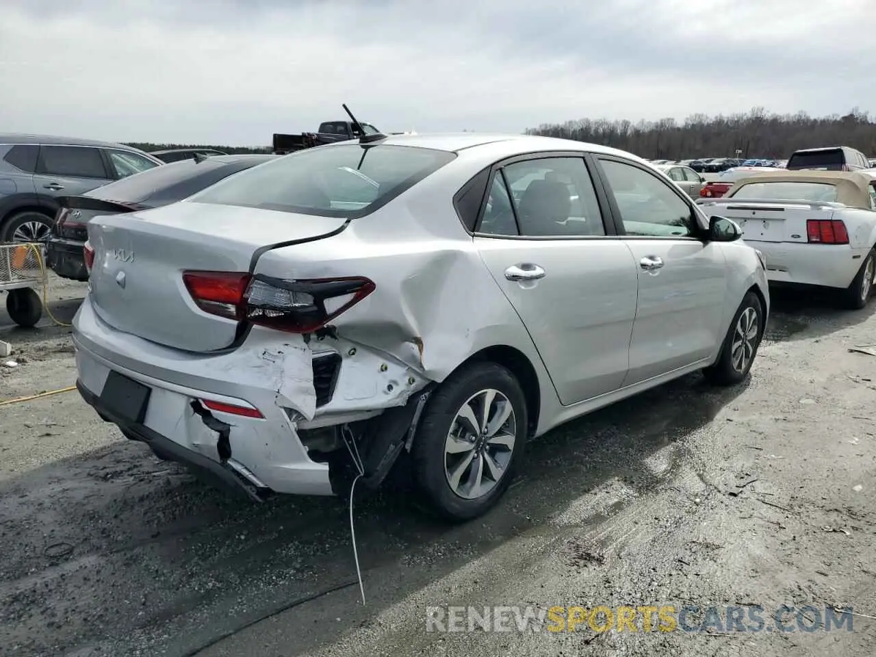 3 Photograph of a damaged car 3KPA24AD1PE613494 KIA RIO 2023