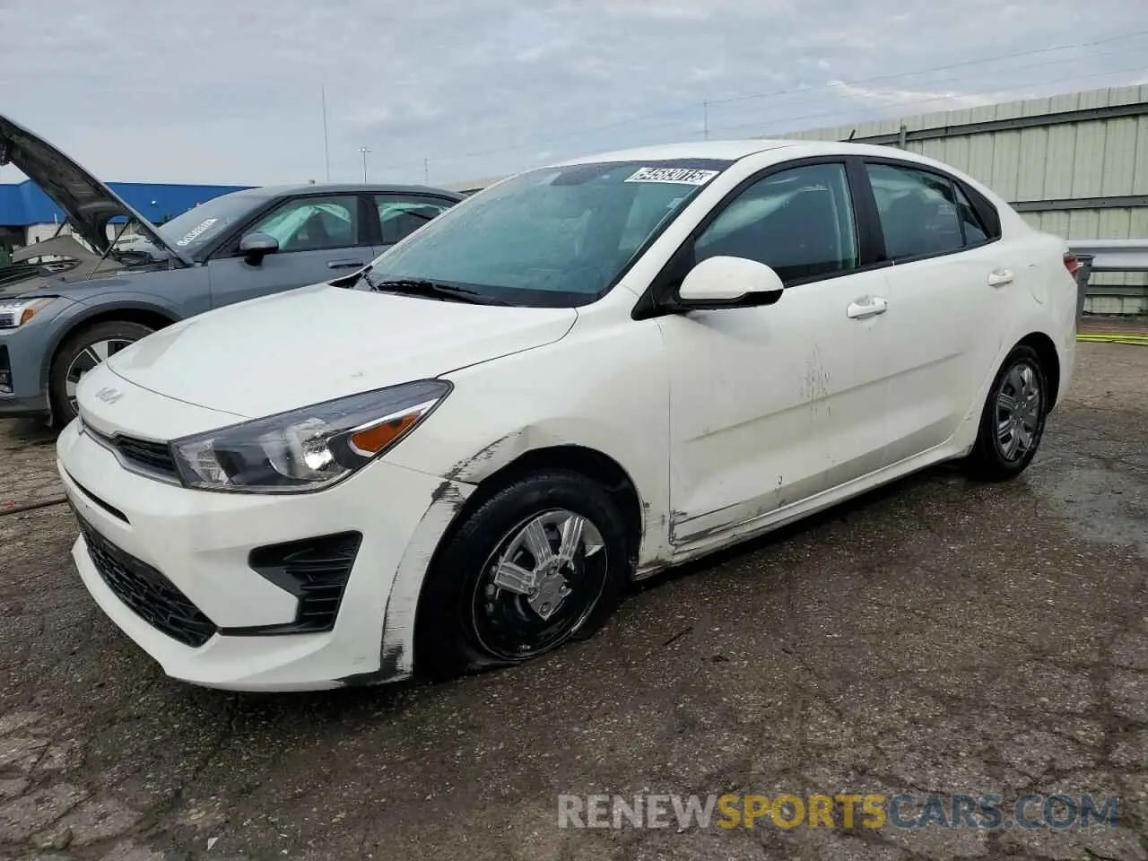1 Photograph of a damaged car 3KPA24AD1PE618484 KIA RIO 2023