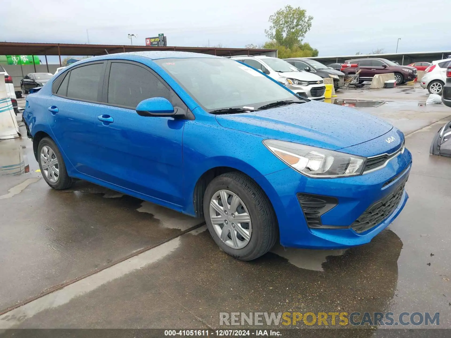 1 Photograph of a damaged car 3KPA24AD1PE628867 KIA RIO 2023