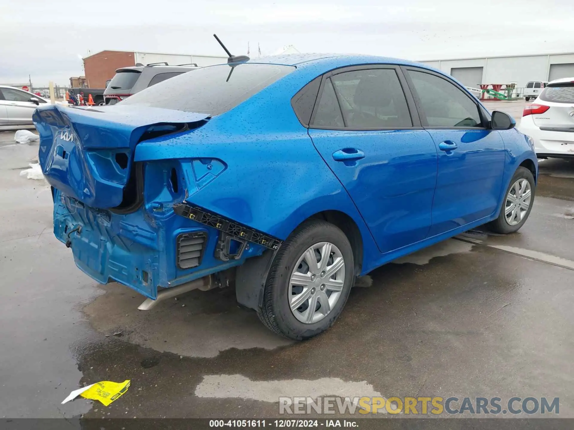4 Photograph of a damaged car 3KPA24AD1PE628867 KIA RIO 2023