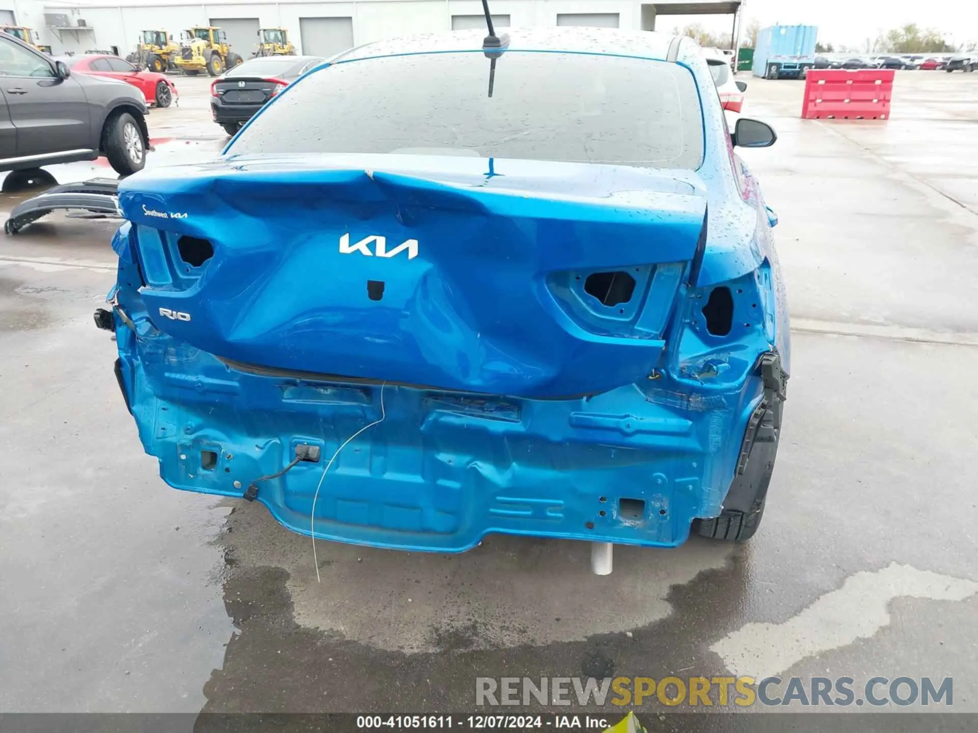 6 Photograph of a damaged car 3KPA24AD1PE628867 KIA RIO 2023
