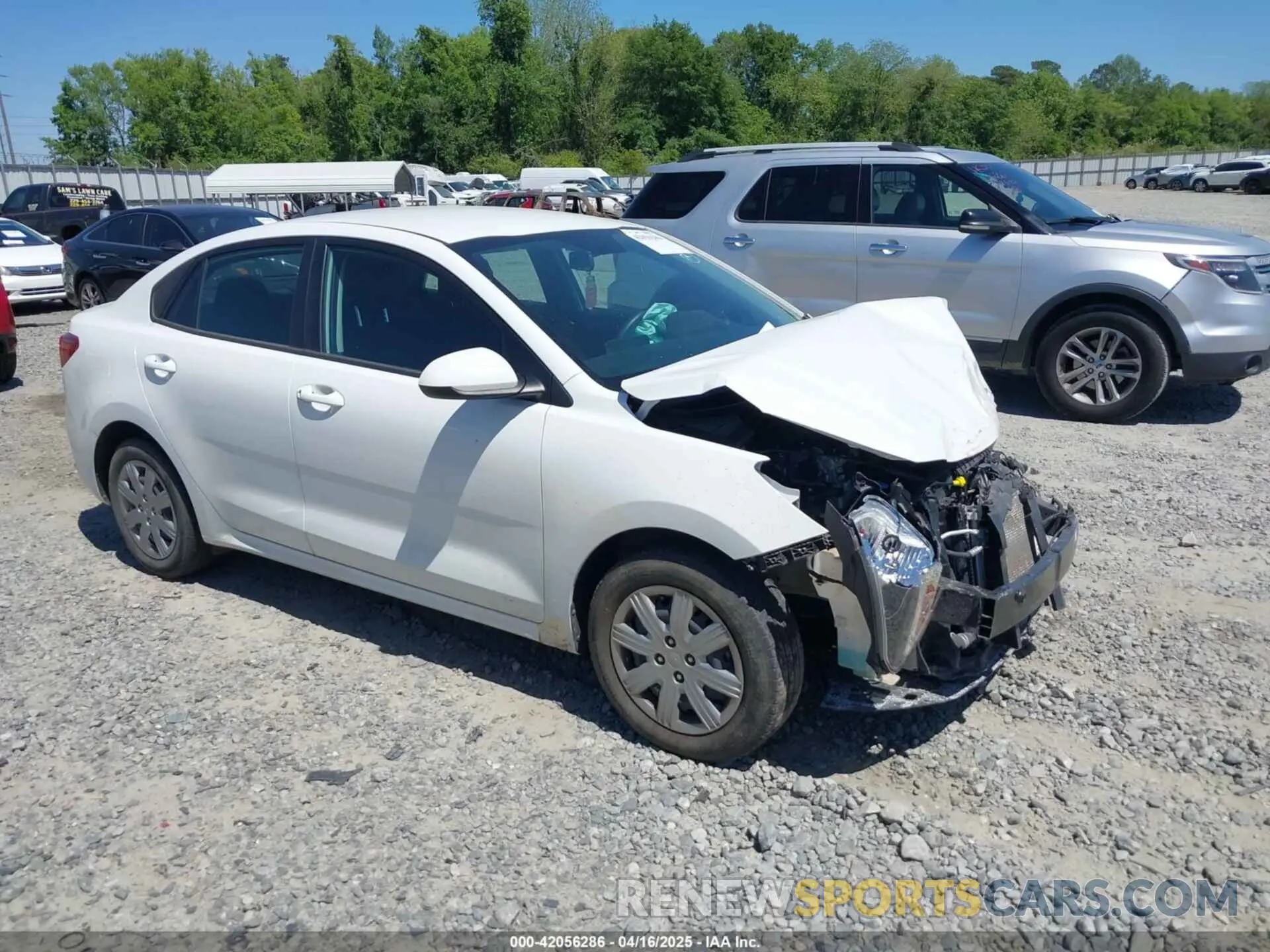 1 Photograph of a damaged car 3KPA24AD2PE560515 KIA RIO 2023