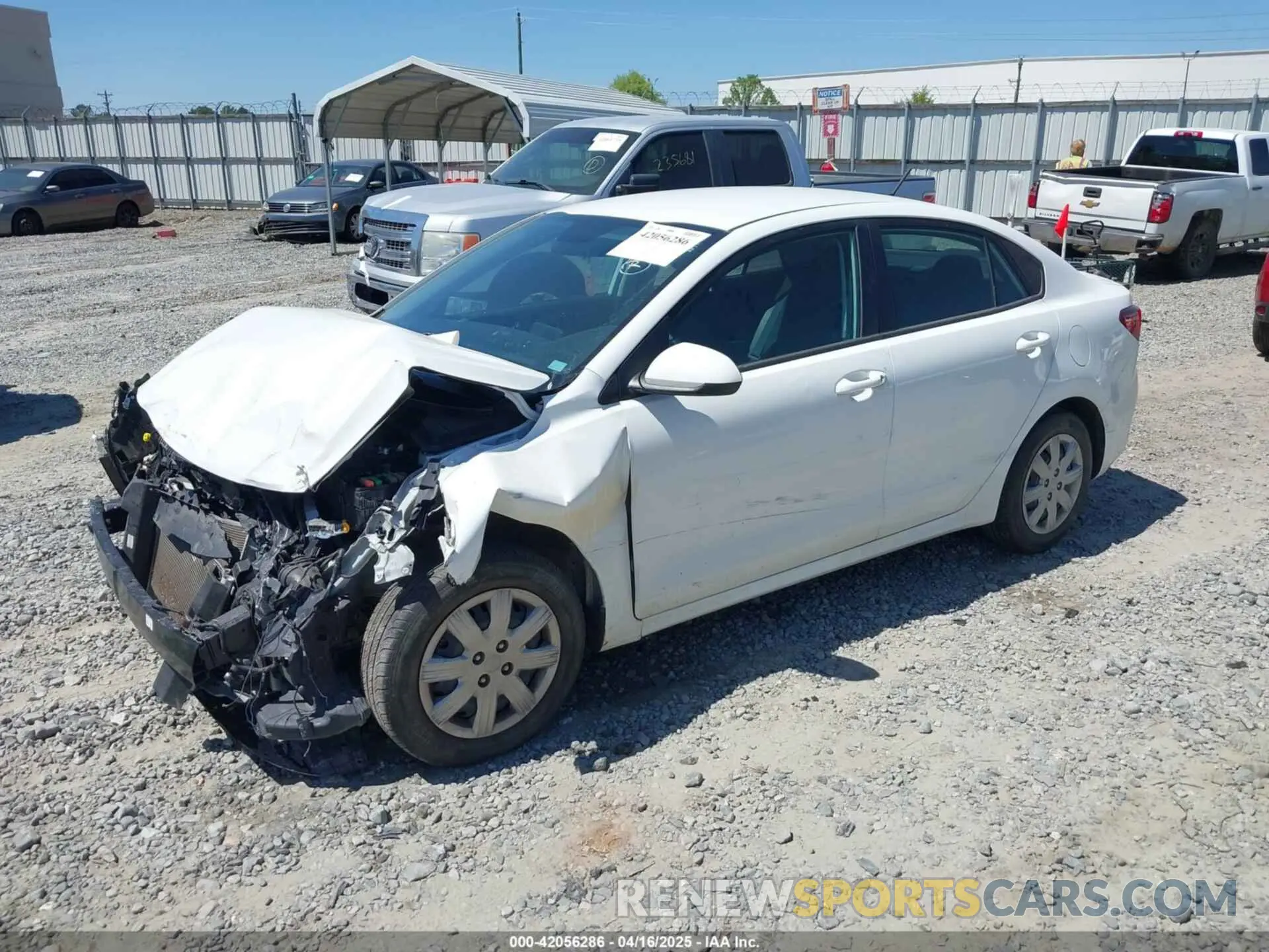 2 Photograph of a damaged car 3KPA24AD2PE560515 KIA RIO 2023
