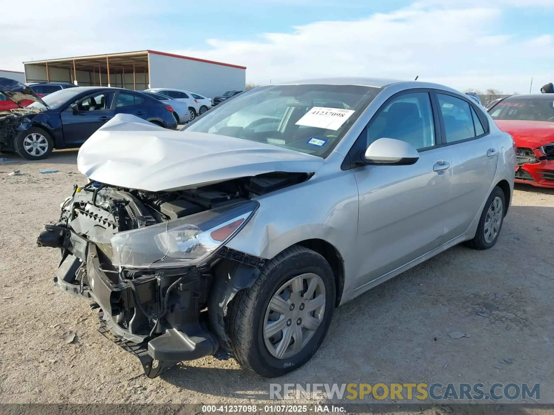 2 Photograph of a damaged car 3KPA24AD2PE573121 KIA RIO 2023
