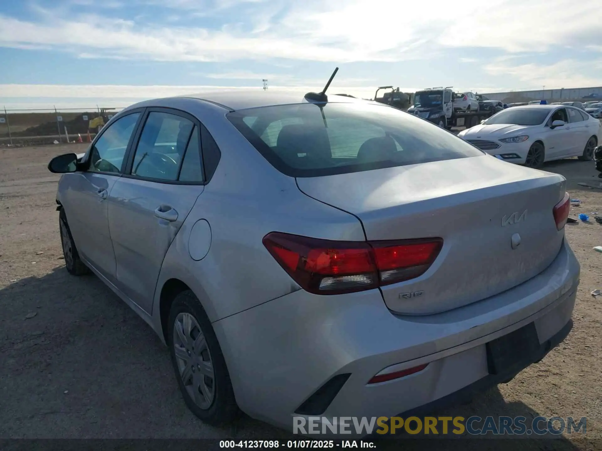 3 Photograph of a damaged car 3KPA24AD2PE573121 KIA RIO 2023