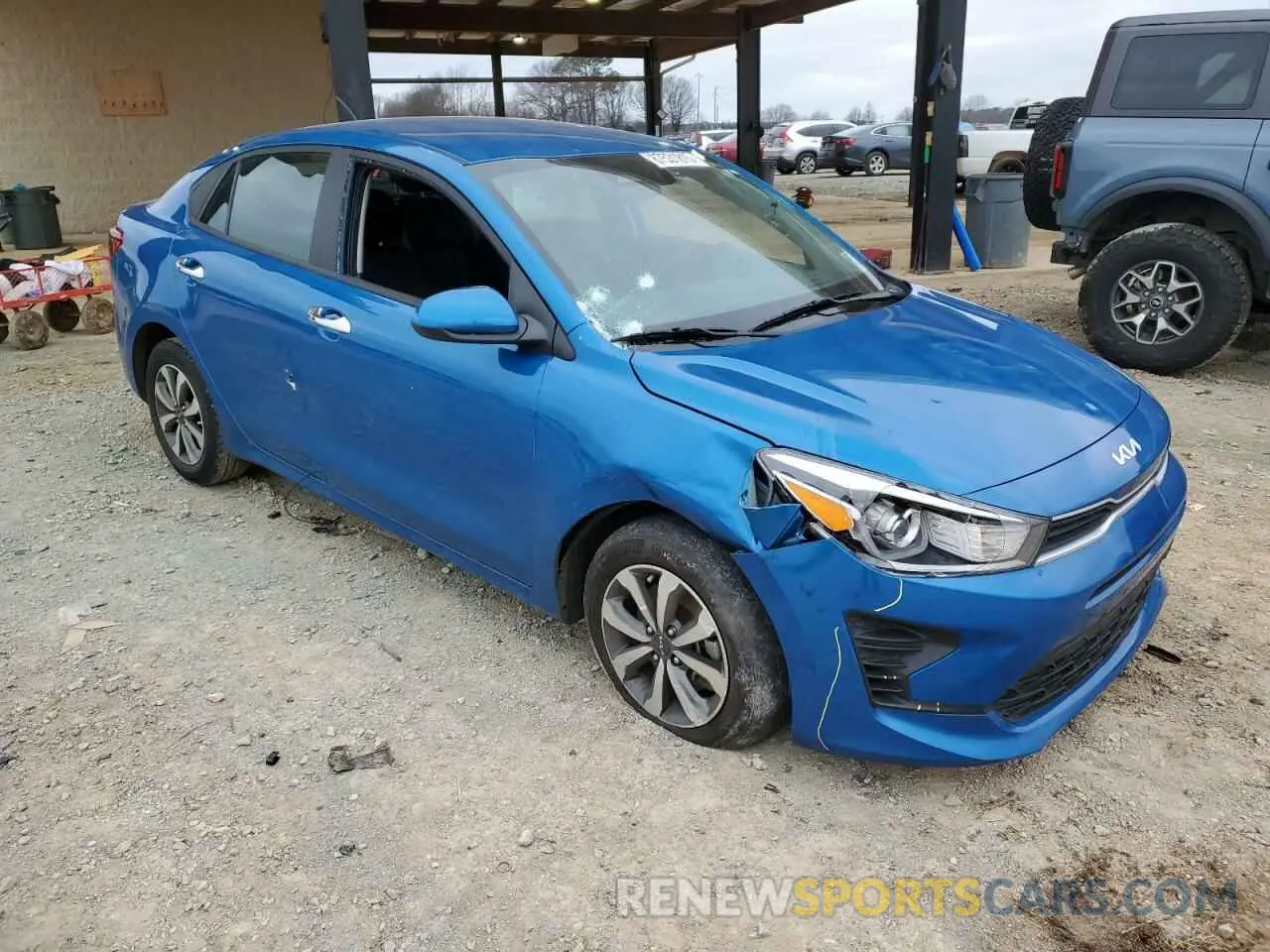 4 Photograph of a damaged car 3KPA24AD2PE585110 KIA RIO 2023