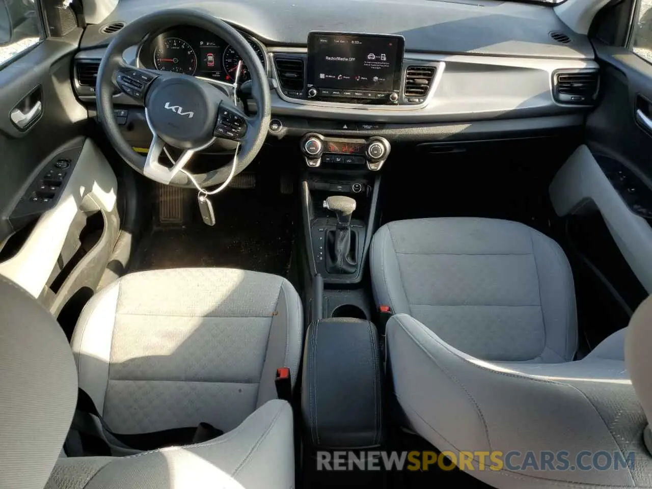 8 Photograph of a damaged car 3KPA24AD2PE601824 KIA RIO 2023