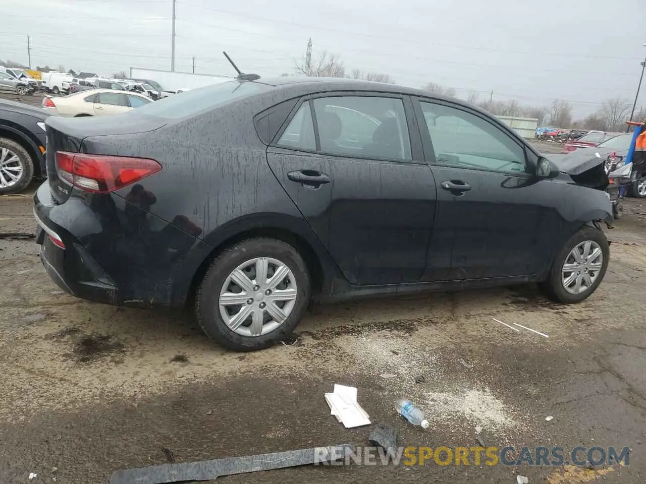 3 Photograph of a damaged car 3KPA24AD2PE616243 KIA RIO 2023