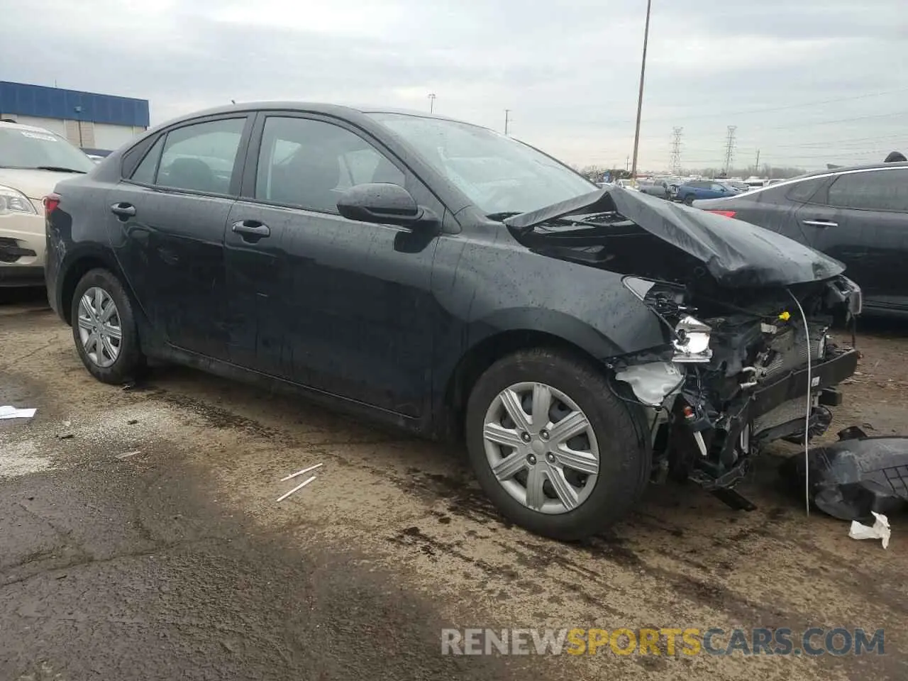 4 Photograph of a damaged car 3KPA24AD2PE616243 KIA RIO 2023