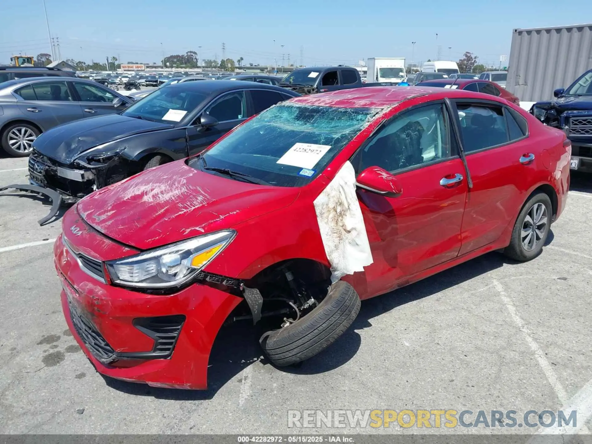 2 Photograph of a damaged car 3KPA24AD3PE551001 KIA RIO 2023