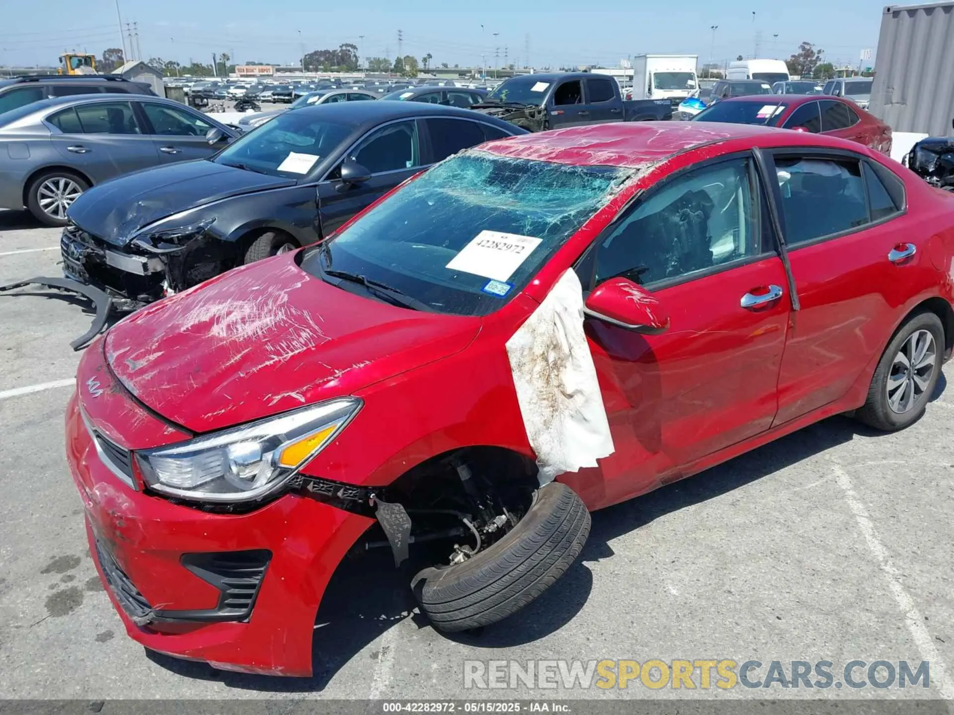 6 Photograph of a damaged car 3KPA24AD3PE551001 KIA RIO 2023
