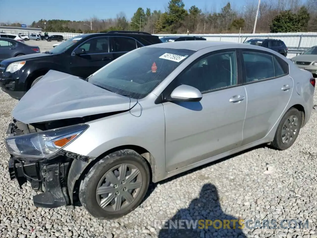 1 Photograph of a damaged car 3KPA24AD3PE613044 KIA RIO 2023