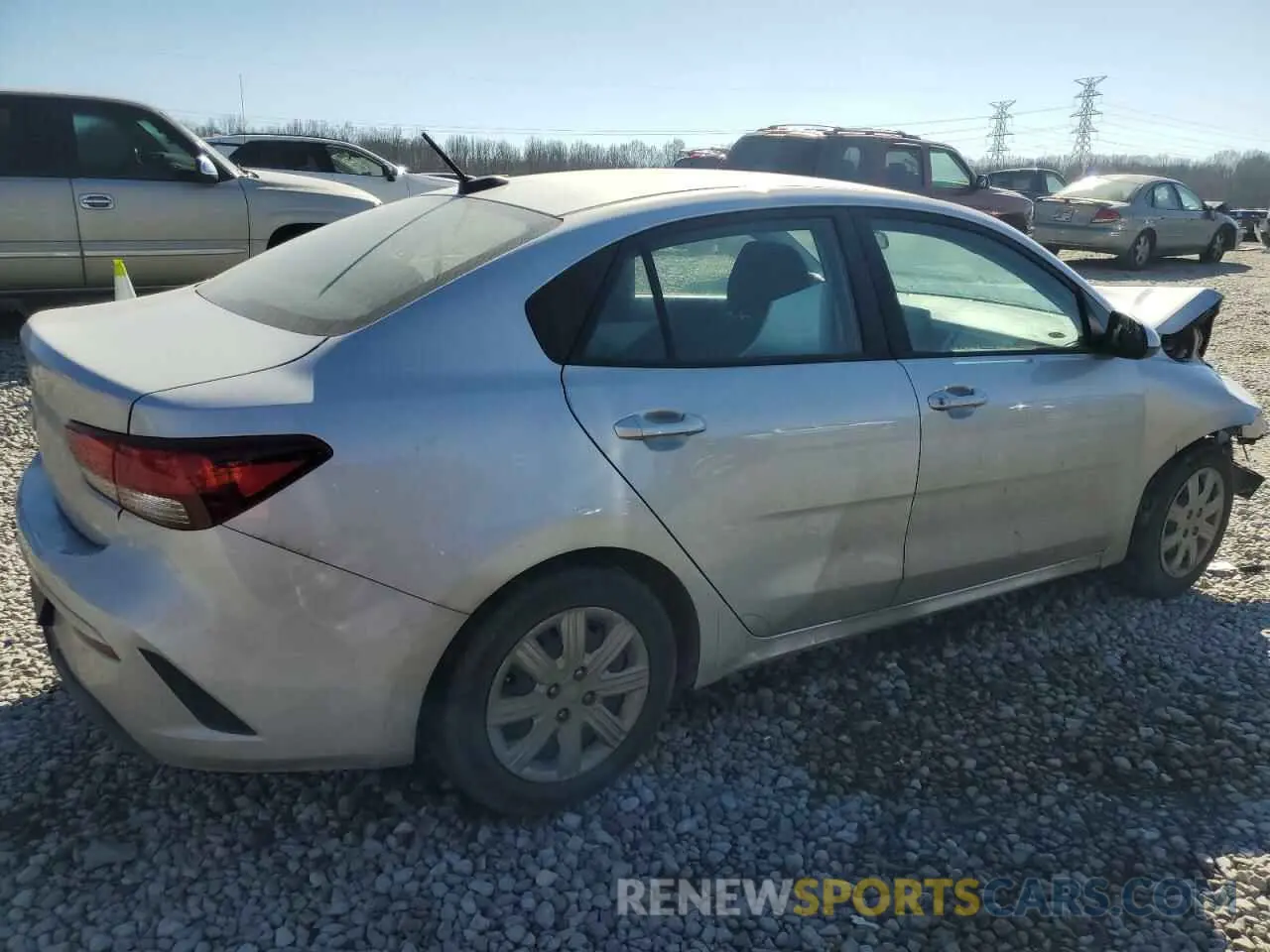 3 Photograph of a damaged car 3KPA24AD3PE613044 KIA RIO 2023