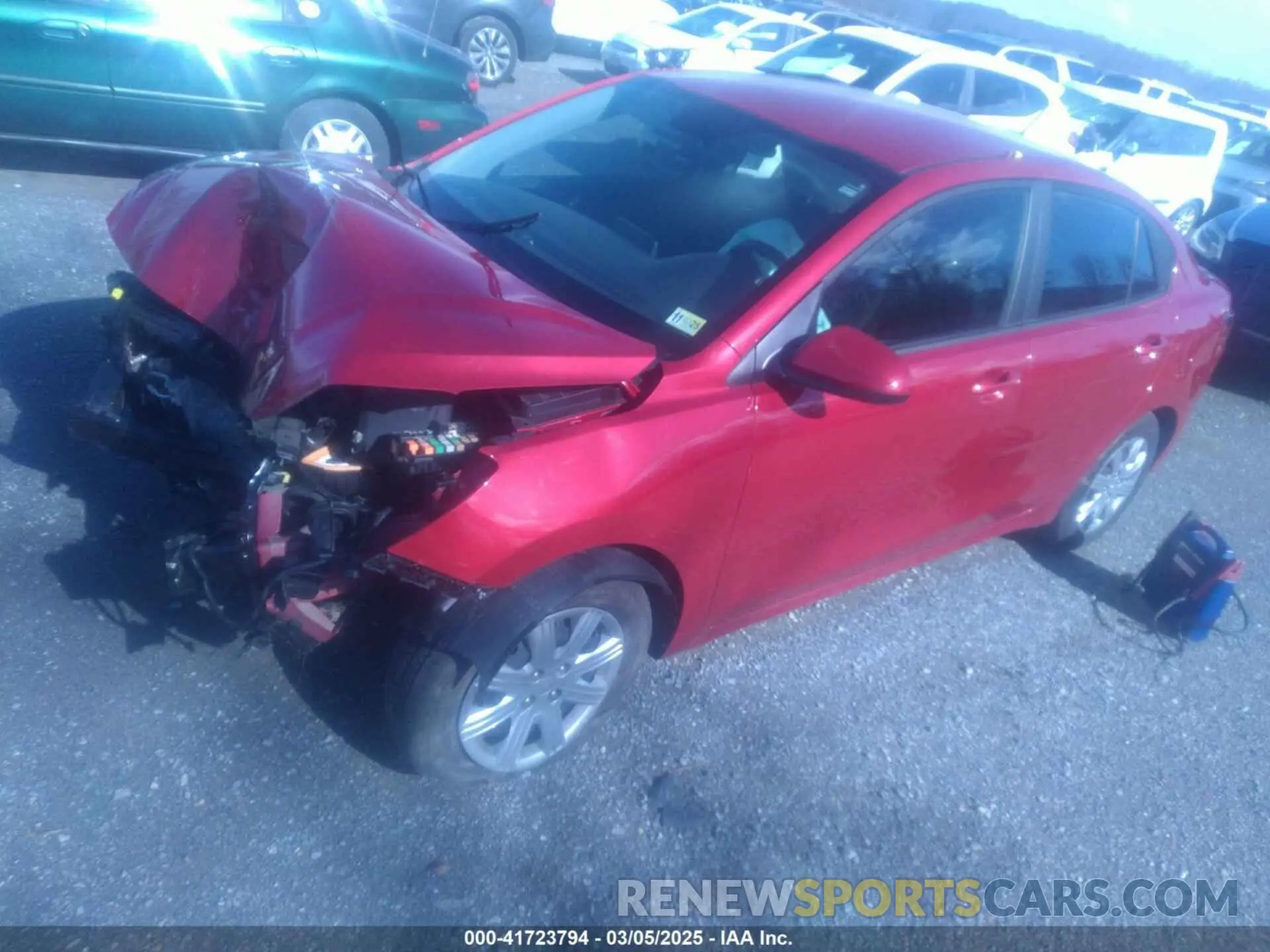 2 Photograph of a damaged car 3KPA24AD4PE520579 KIA RIO 2023