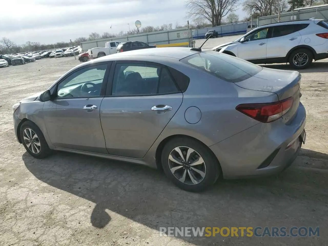2 Photograph of a damaged car 3KPA24AD4PE553162 KIA RIO 2023