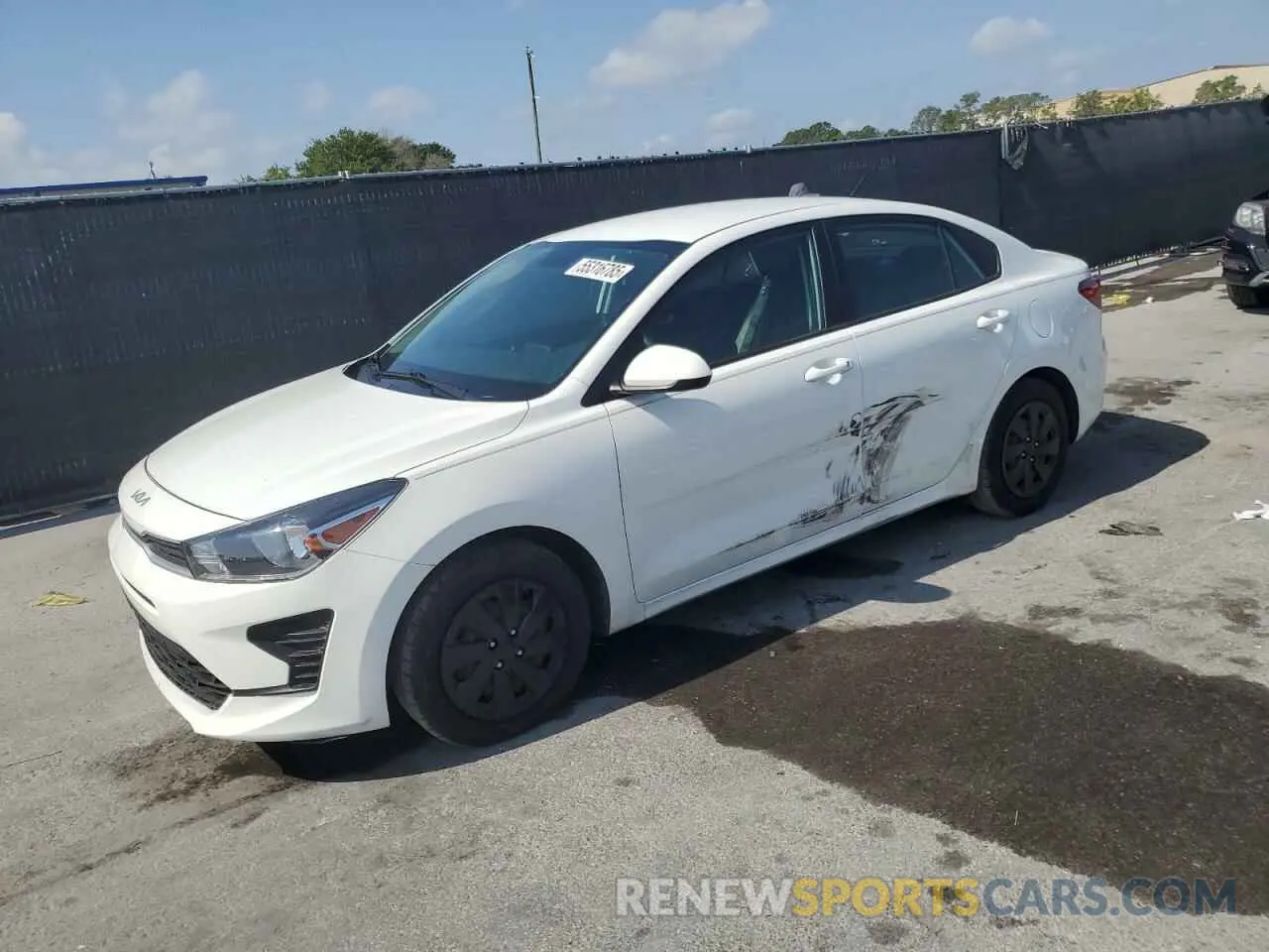 1 Photograph of a damaged car 3KPA24AD4PE561052 KIA RIO 2023