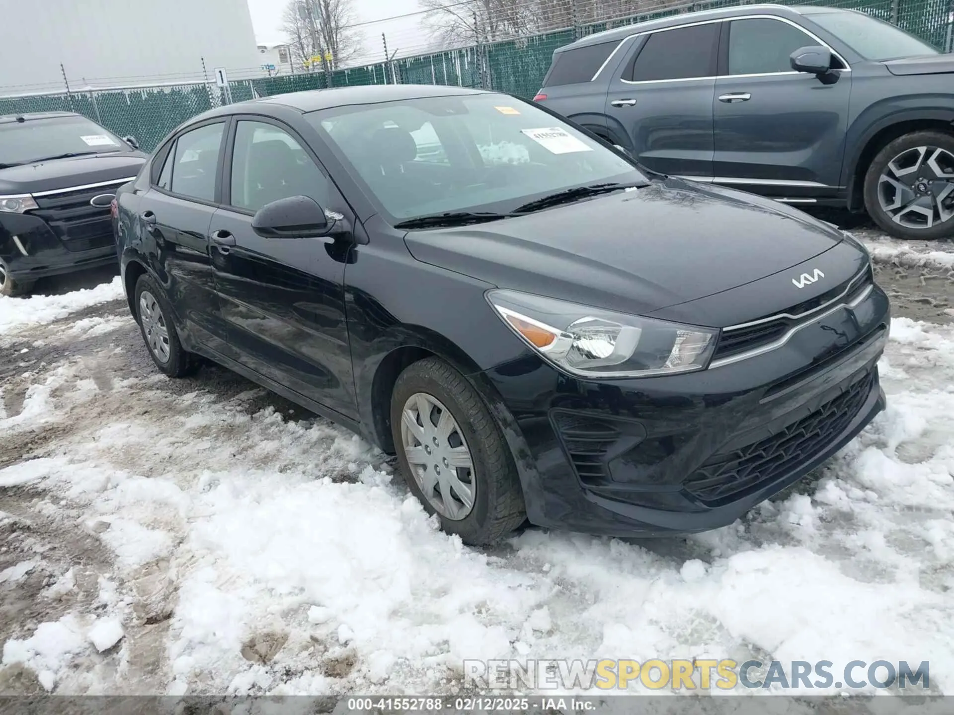 1 Photograph of a damaged car 3KPA24AD4PE562234 KIA RIO 2023