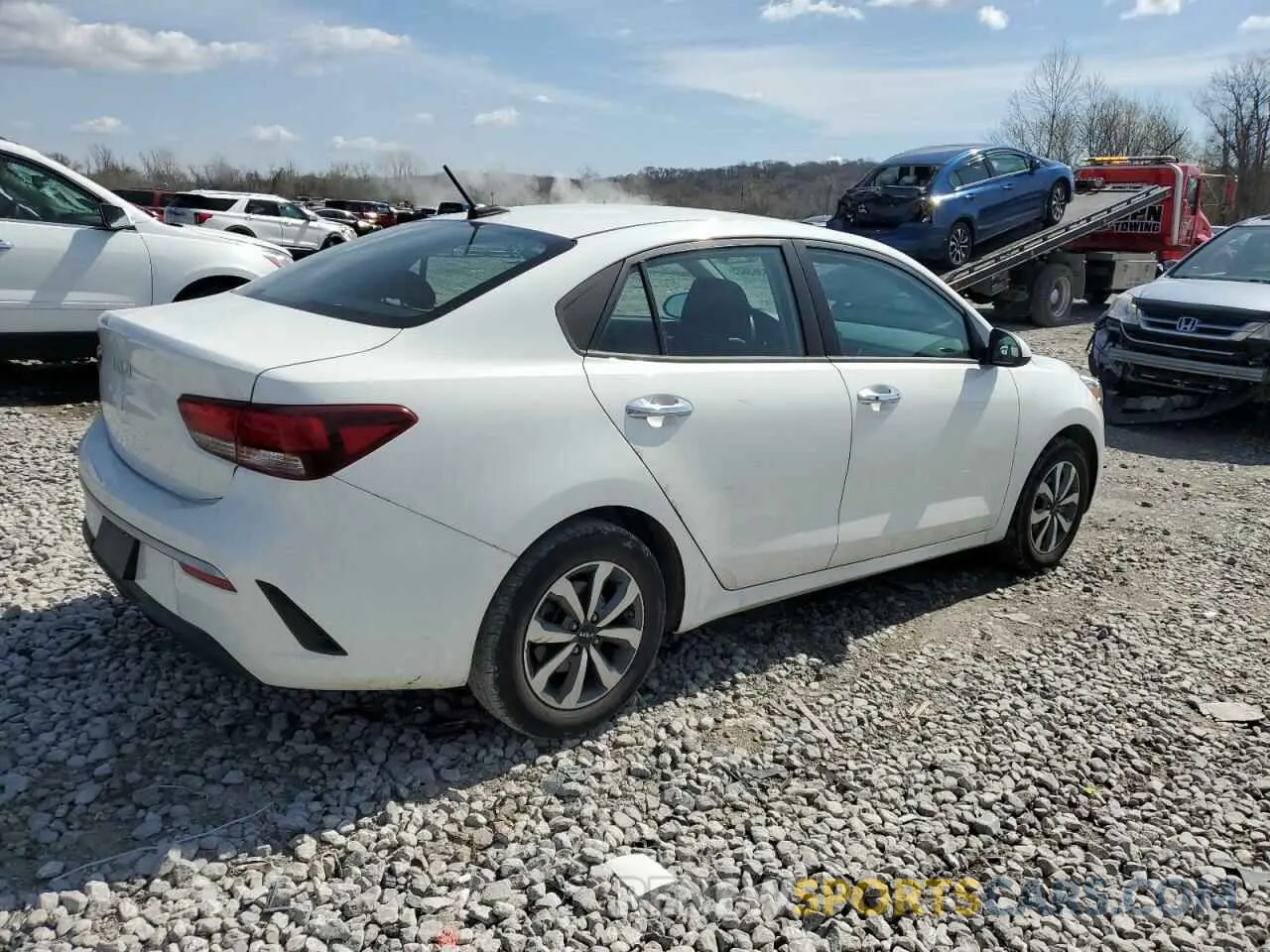 3 Photograph of a damaged car 3KPA24AD4PE572763 KIA RIO 2023