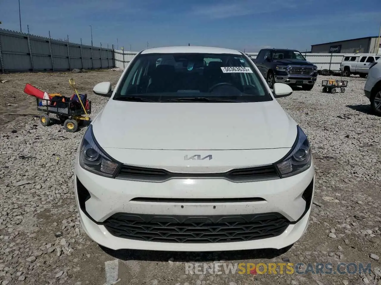 5 Photograph of a damaged car 3KPA24AD4PE572763 KIA RIO 2023