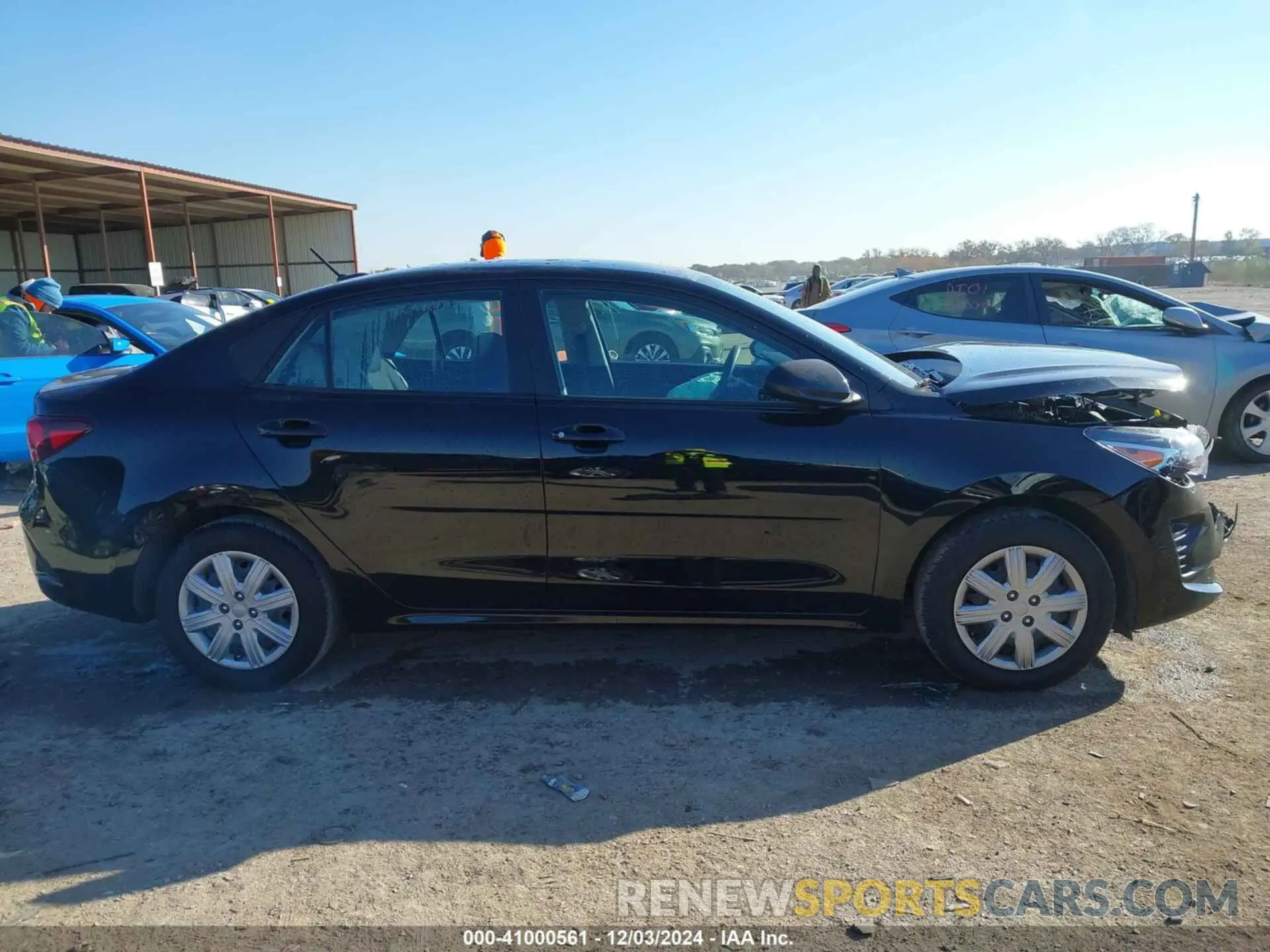13 Photograph of a damaged car 3KPA24AD4PE575842 KIA RIO 2023