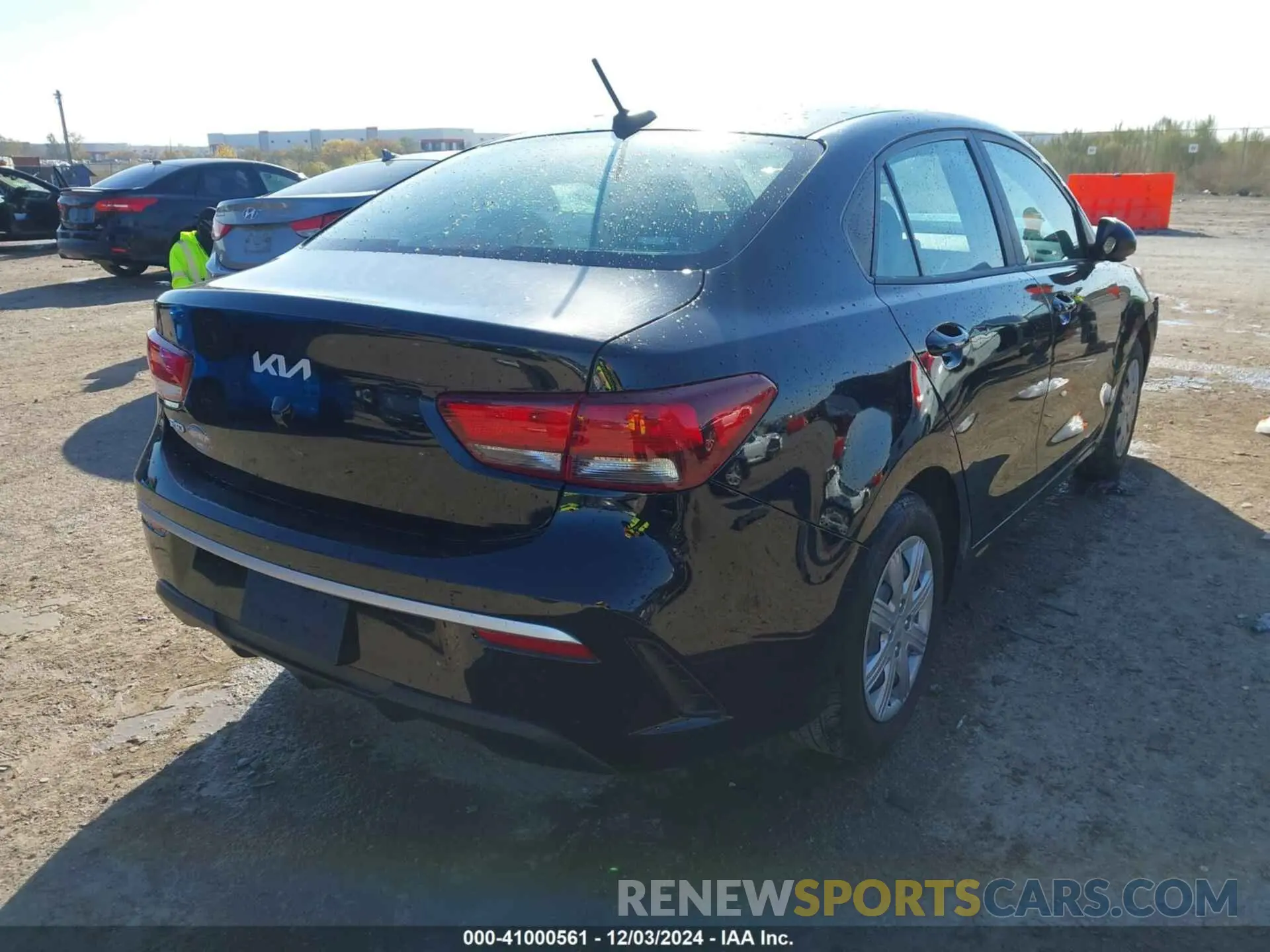 4 Photograph of a damaged car 3KPA24AD4PE575842 KIA RIO 2023
