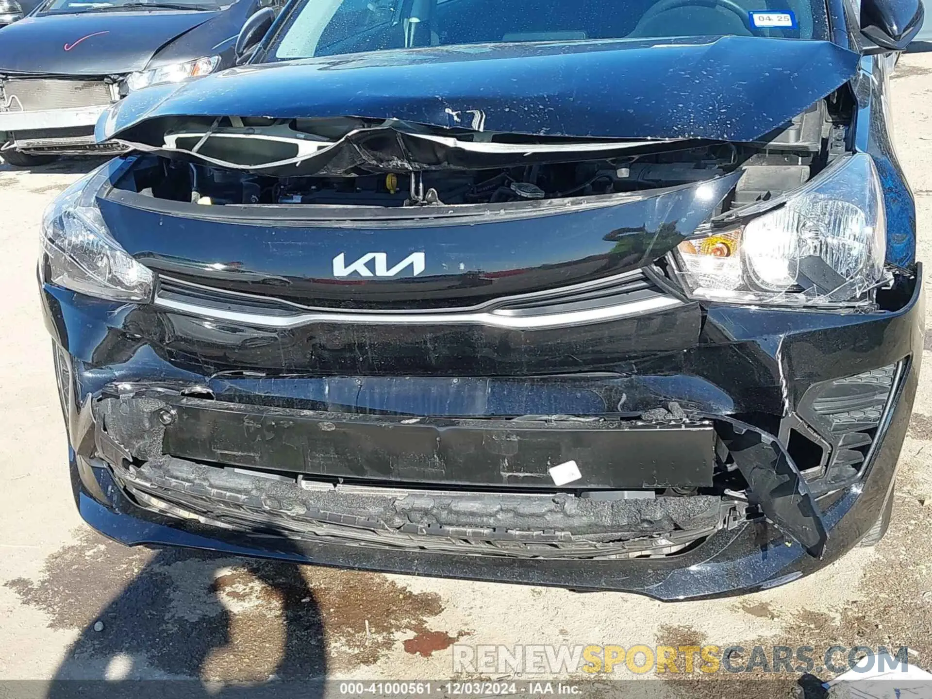6 Photograph of a damaged car 3KPA24AD4PE575842 KIA RIO 2023