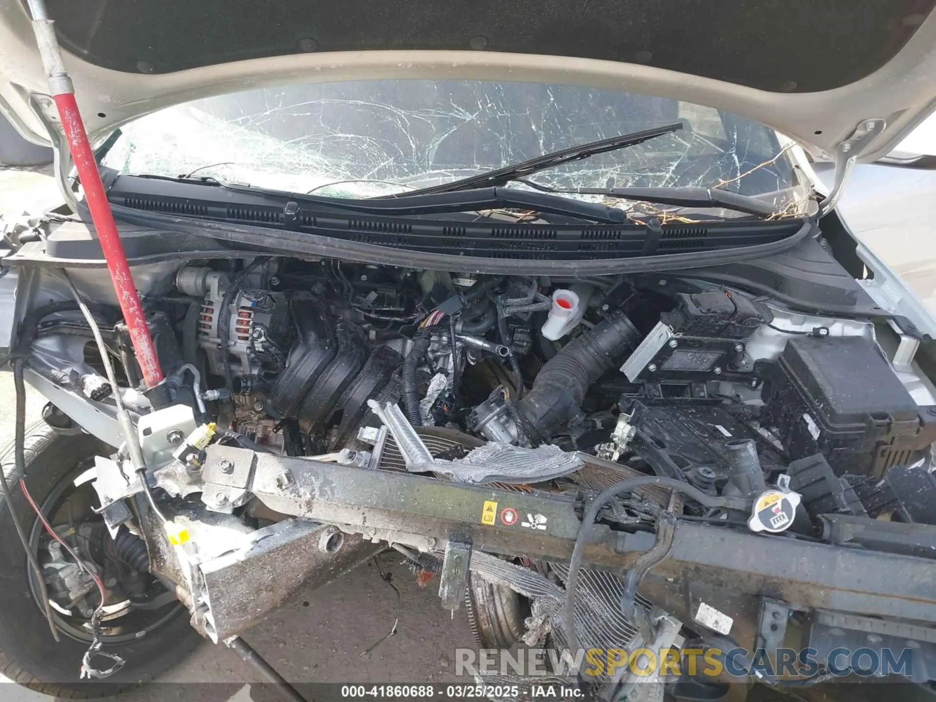 10 Photograph of a damaged car 3KPA24AD4PE602411 KIA RIO 2023