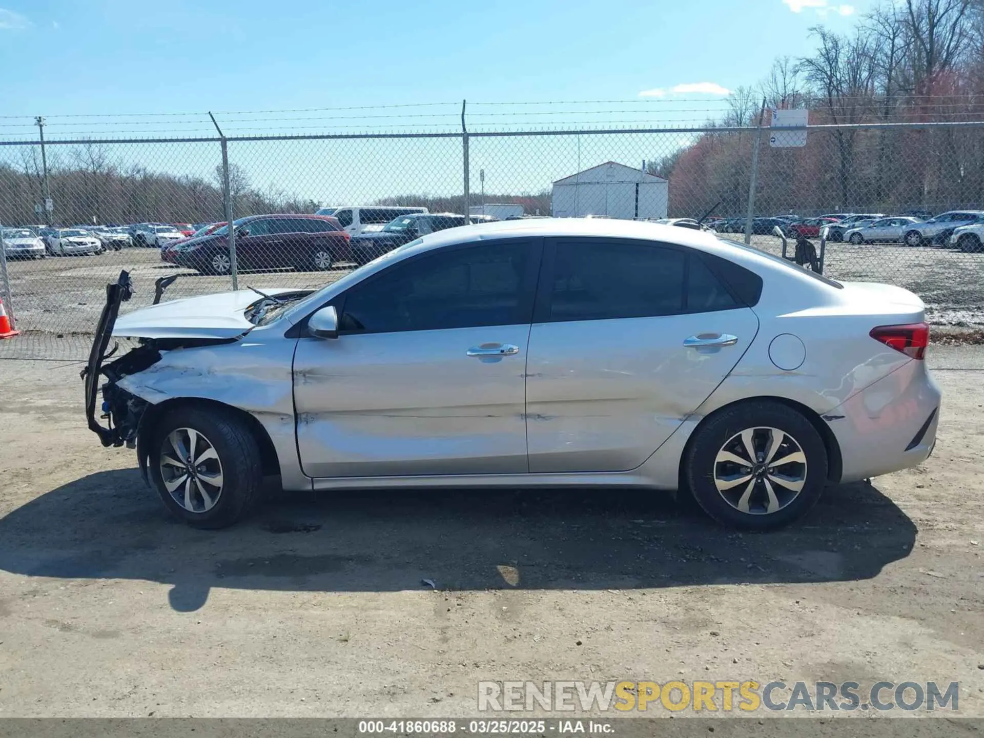 13 Photograph of a damaged car 3KPA24AD4PE602411 KIA RIO 2023