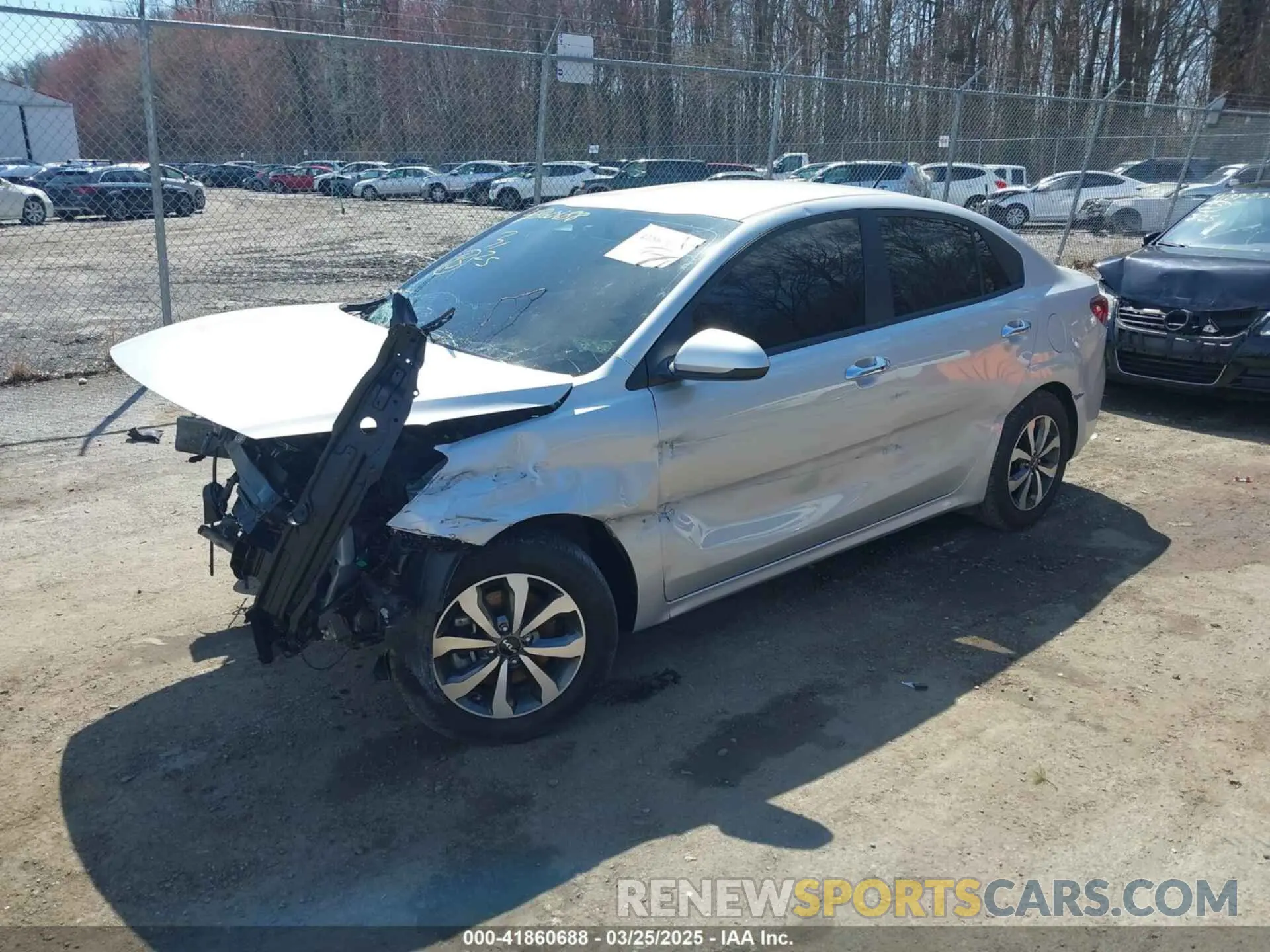 2 Photograph of a damaged car 3KPA24AD4PE602411 KIA RIO 2023
