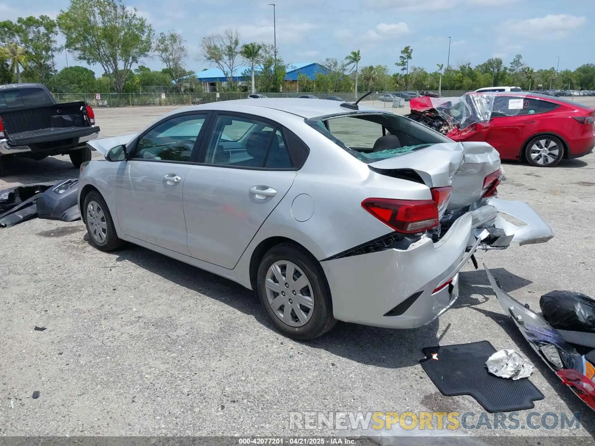 3 Photograph of a damaged car 3KPA24AD4PE604207 KIA RIO 2023