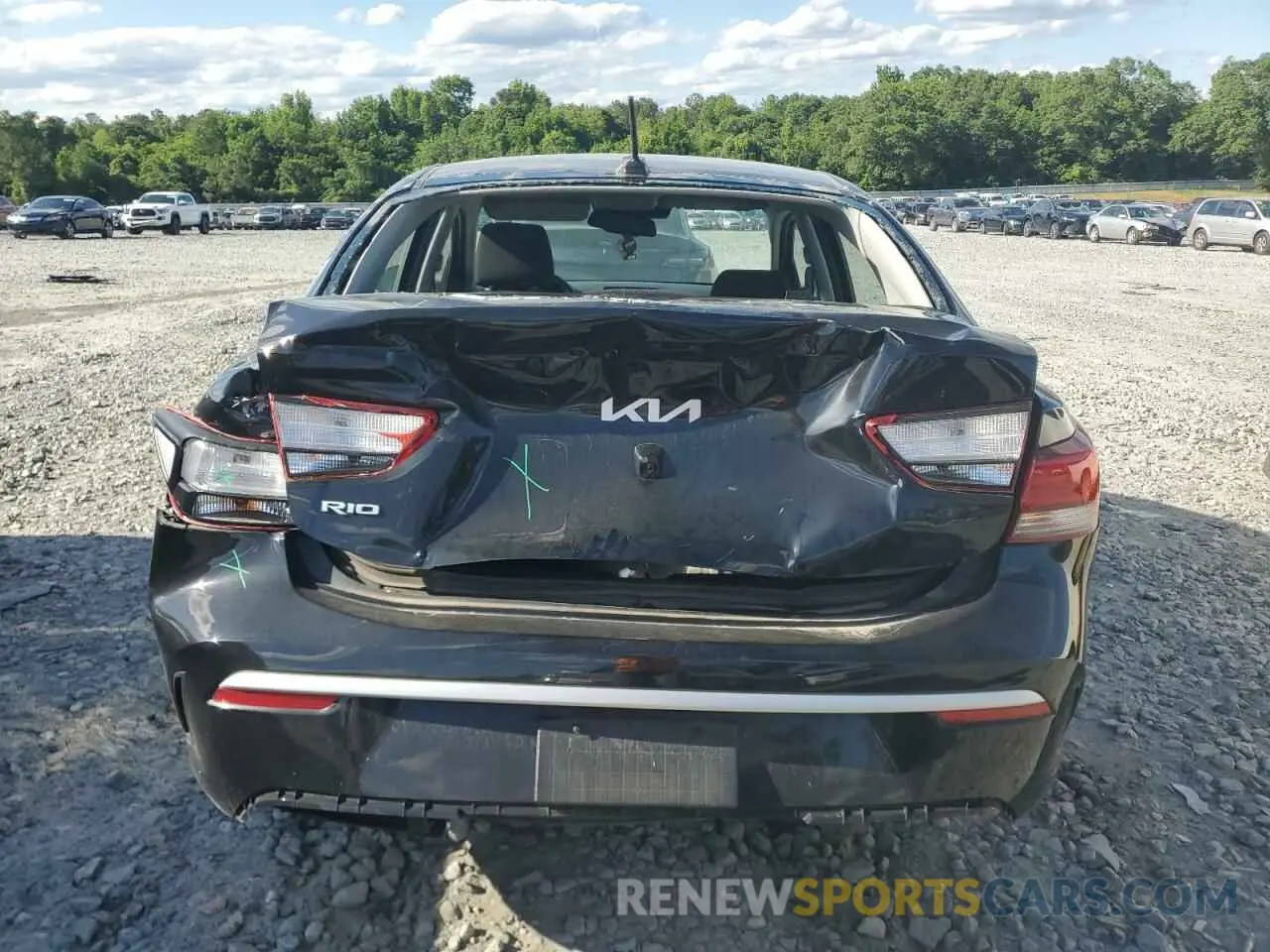 6 Photograph of a damaged car 3KPA24AD4PE613084 KIA RIO 2023
