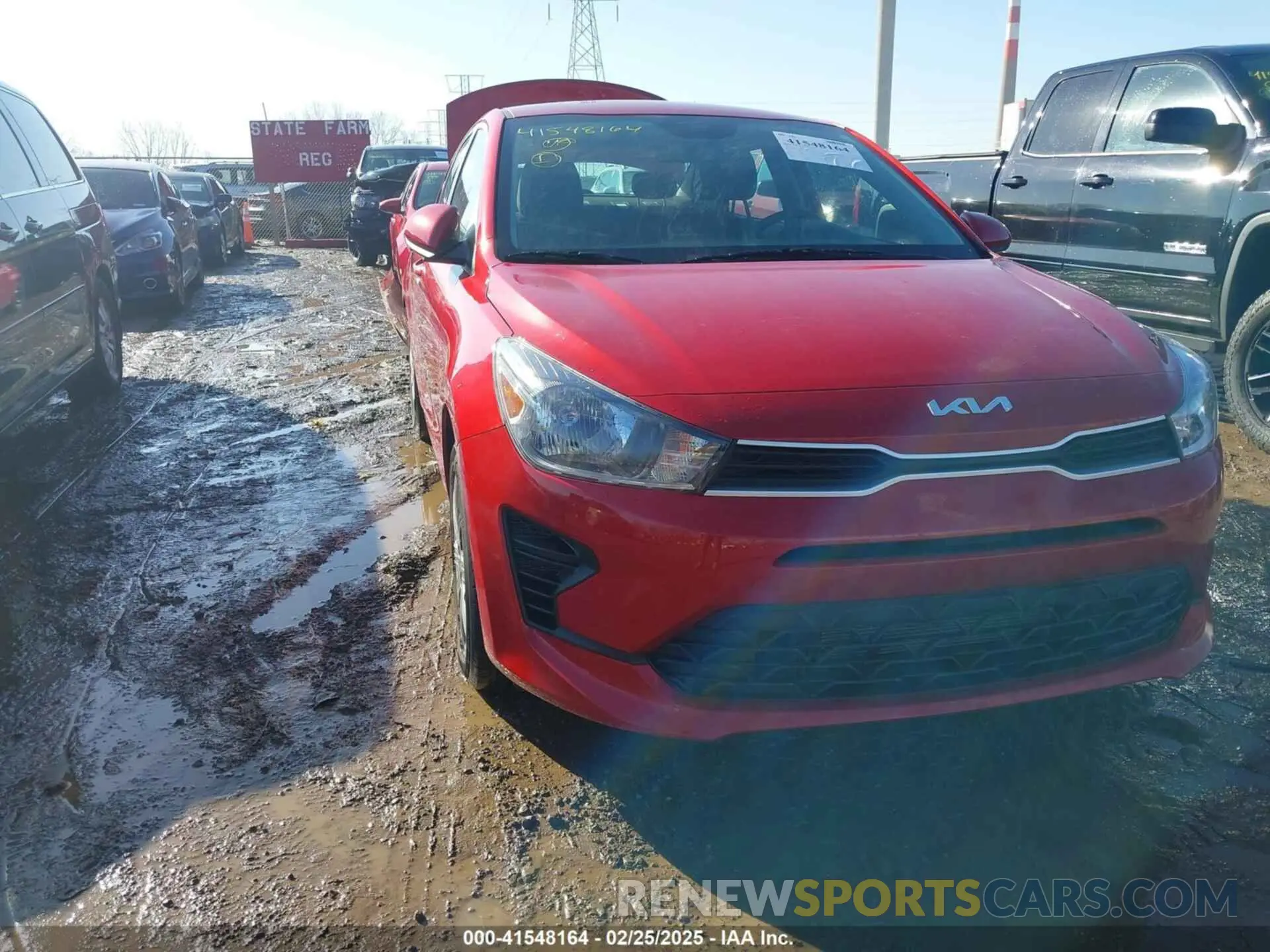 1 Photograph of a damaged car 3KPA24AD4PE619905 KIA RIO 2023
