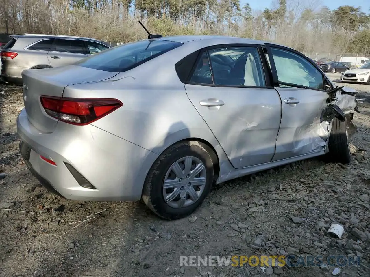 3 Photograph of a damaged car 3KPA24AD4PE628801 KIA RIO 2023