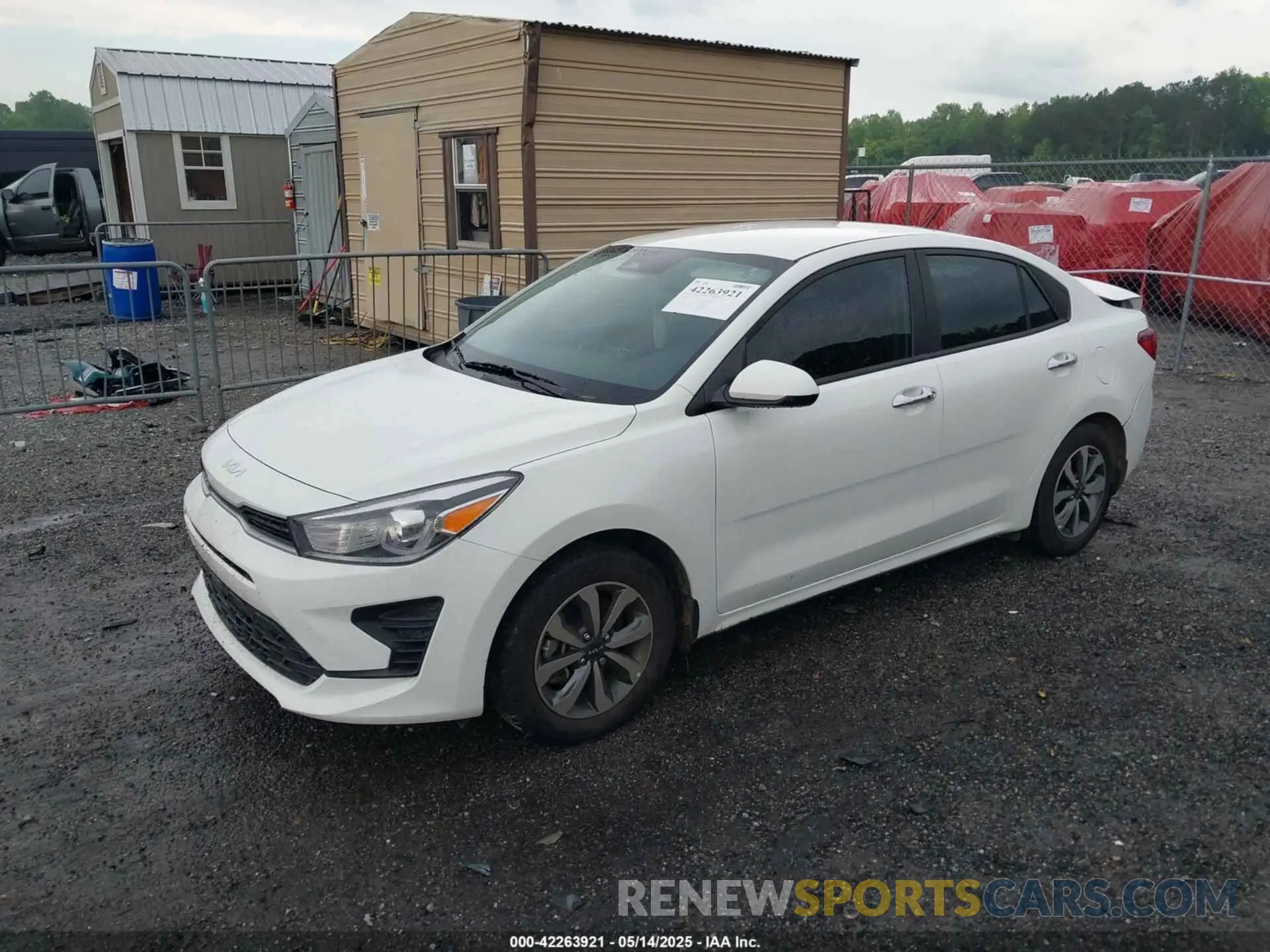 2 Photograph of a damaged car 3KPA24AD5PE520252 KIA RIO 2023