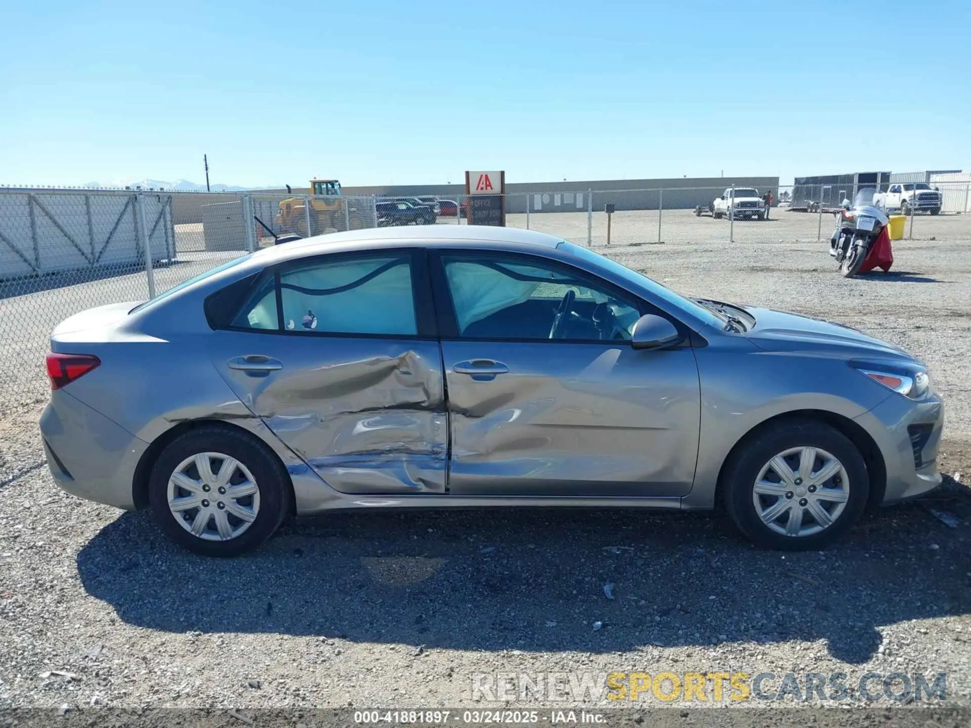 13 Photograph of a damaged car 3KPA24AD5PE524320 KIA RIO 2023