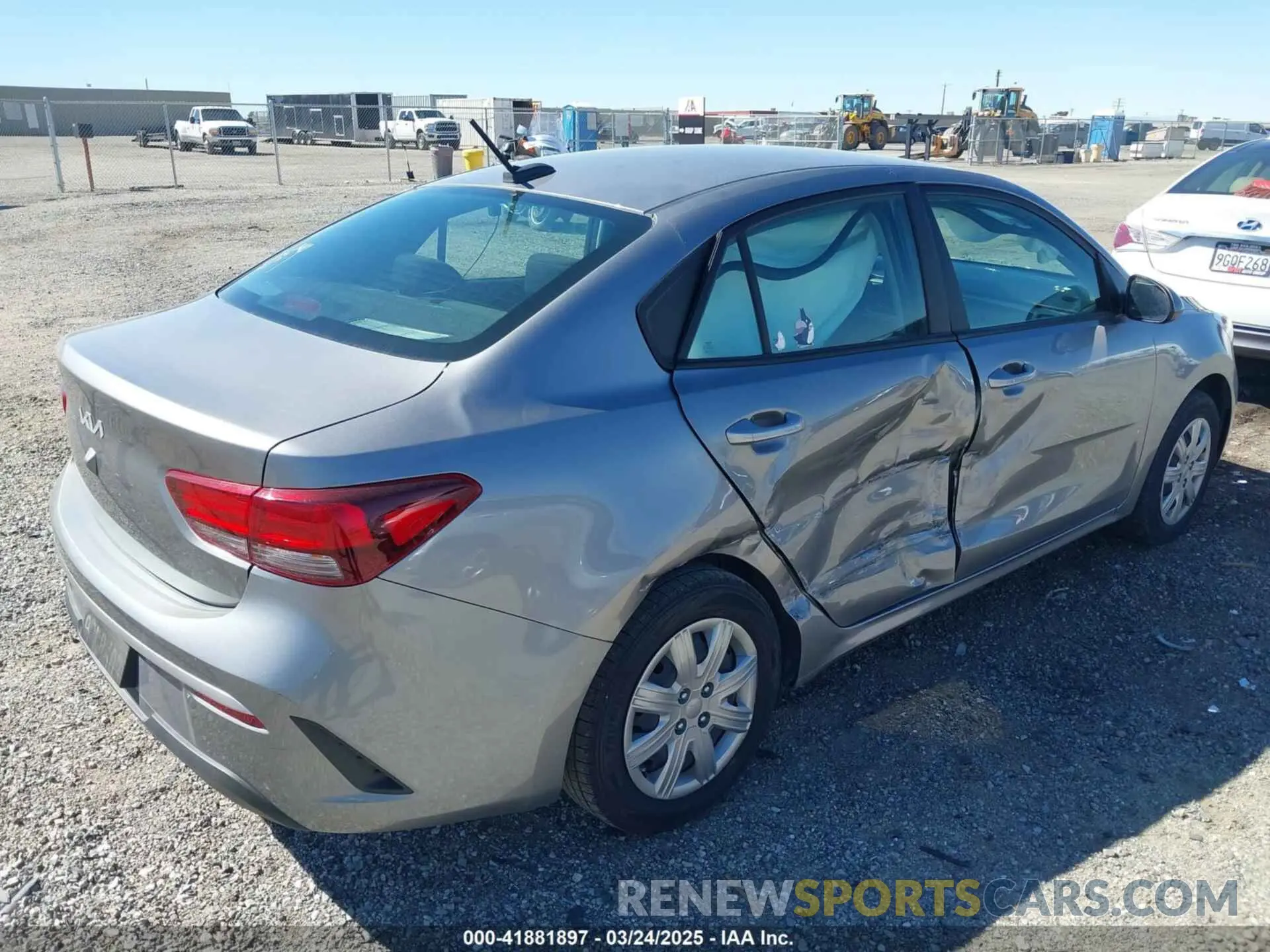 4 Photograph of a damaged car 3KPA24AD5PE524320 KIA RIO 2023