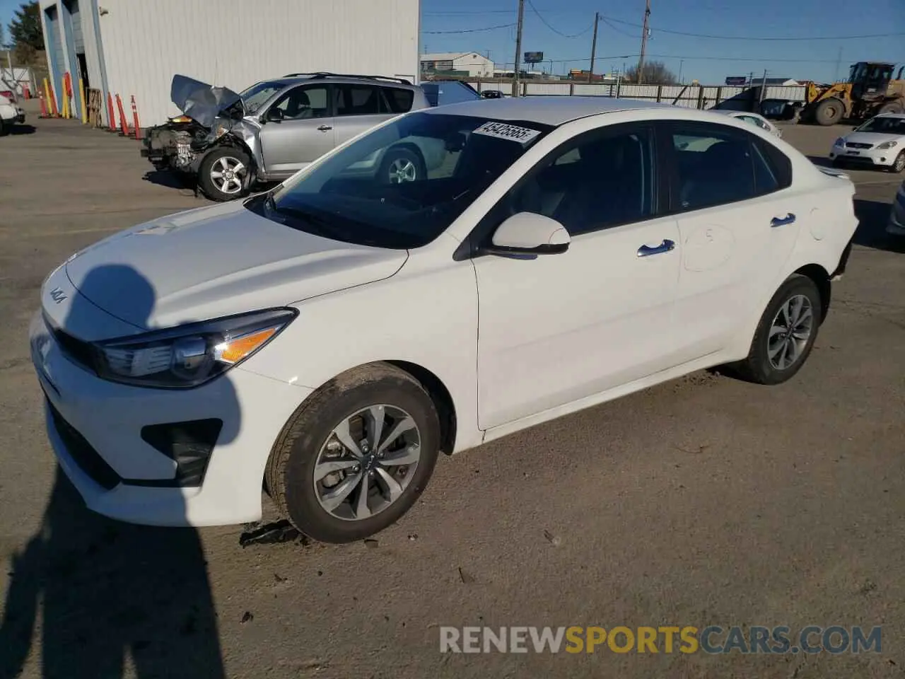 1 Photograph of a damaged car 3KPA24AD5PE533535 KIA RIO 2023