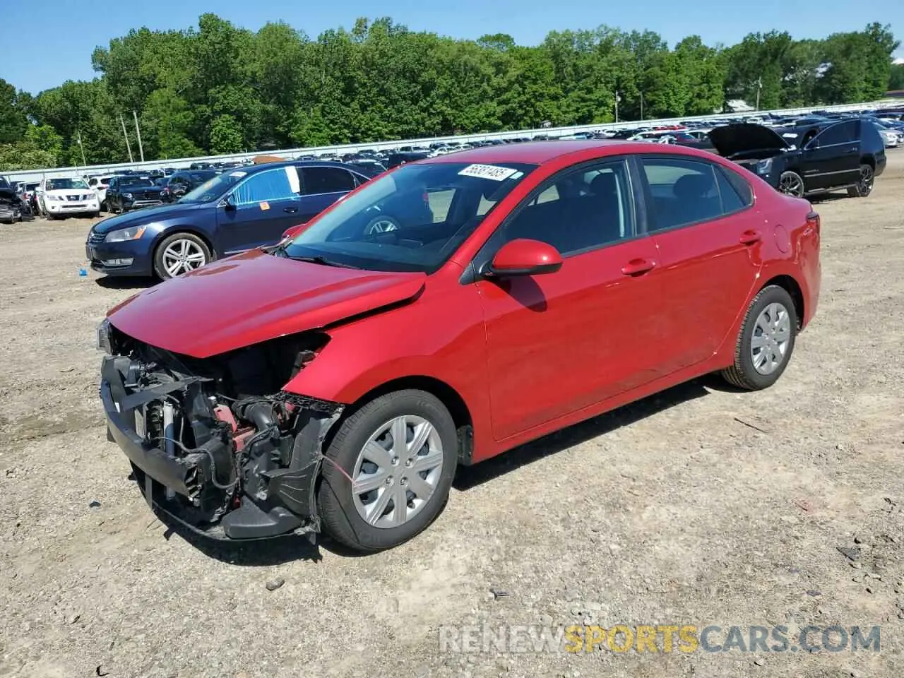 1 Photograph of a damaged car 3KPA24AD5PE537391 KIA RIO 2023