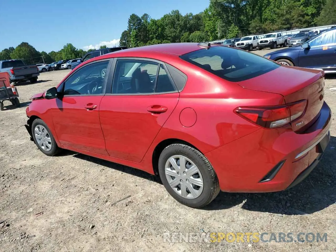 2 Photograph of a damaged car 3KPA24AD5PE537391 KIA RIO 2023